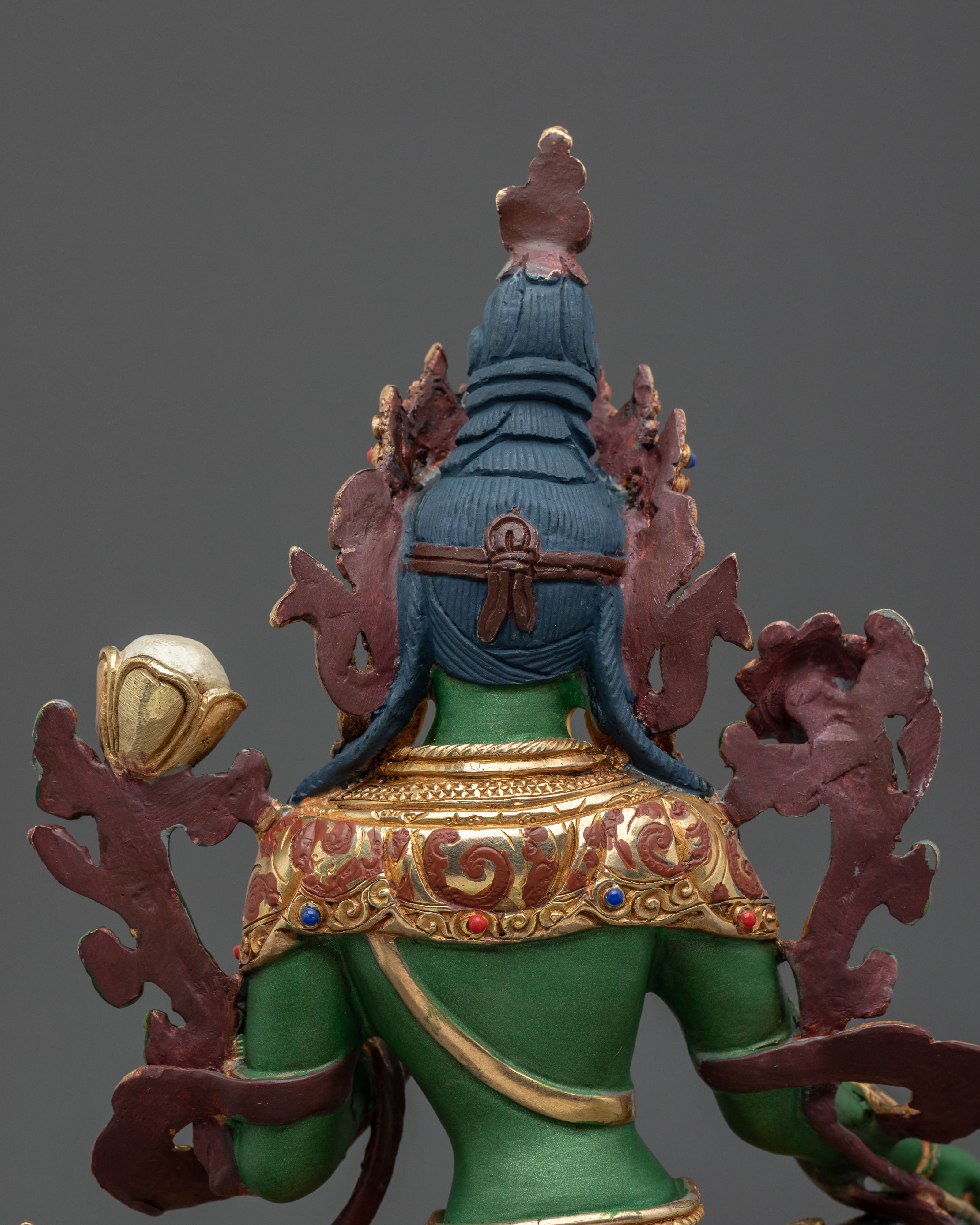 Green Tara Altar Decor Statue: Protector of Compassionate Action