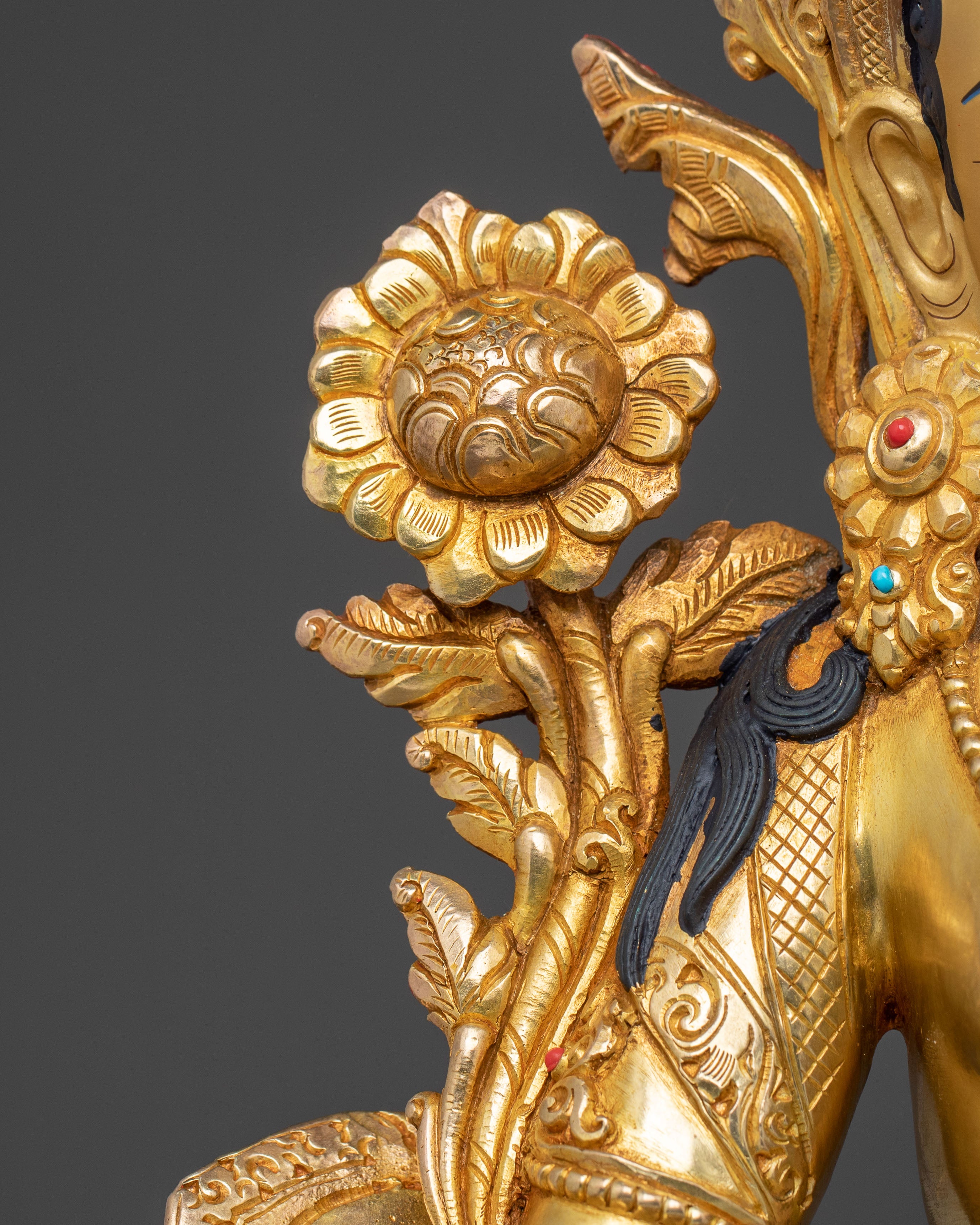 Green Tara Buddhist Statue | Sacred Figure