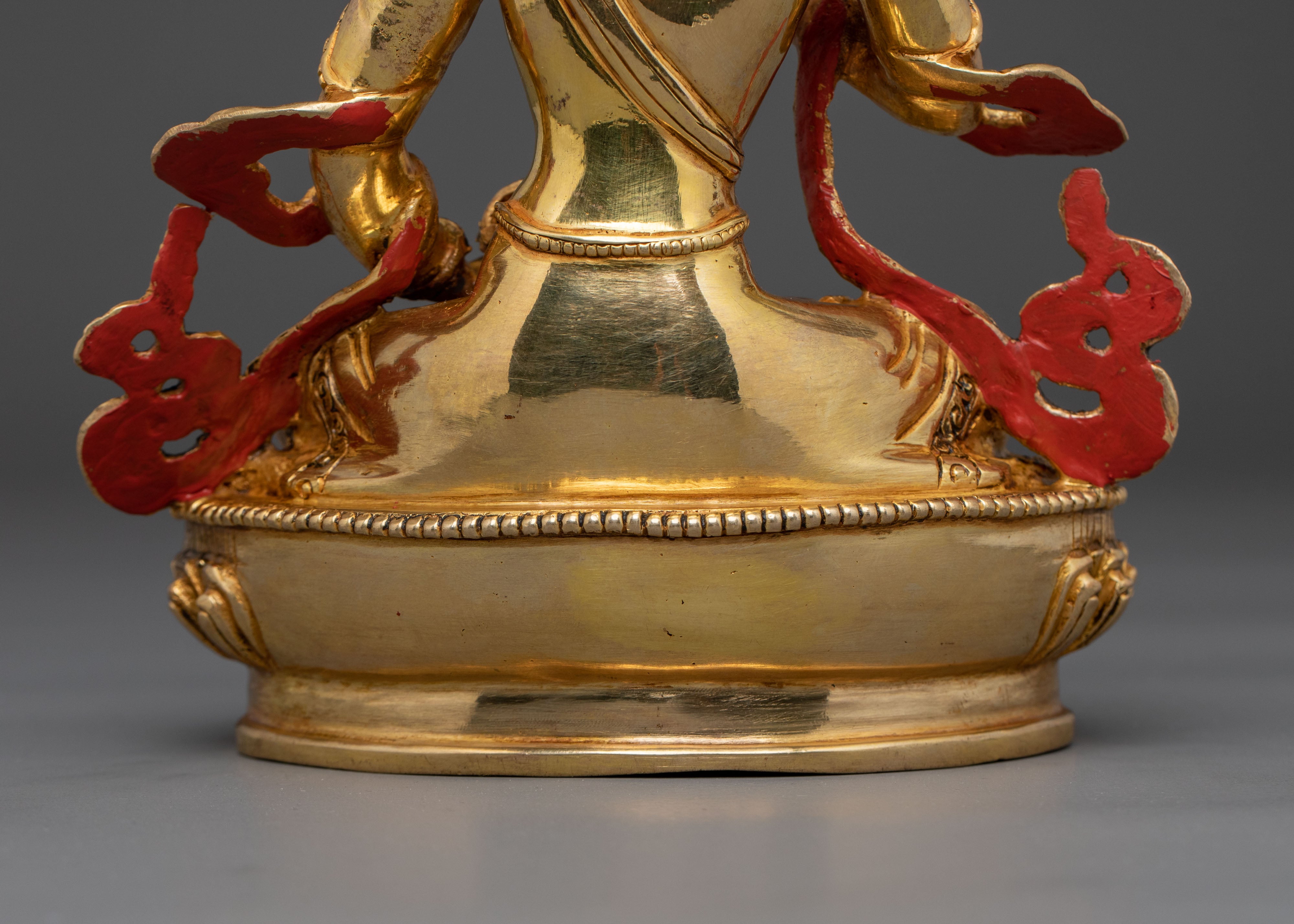 Tibetan Vajrasattva Sacred Statue | Tibetan Buddhist Altar Decor