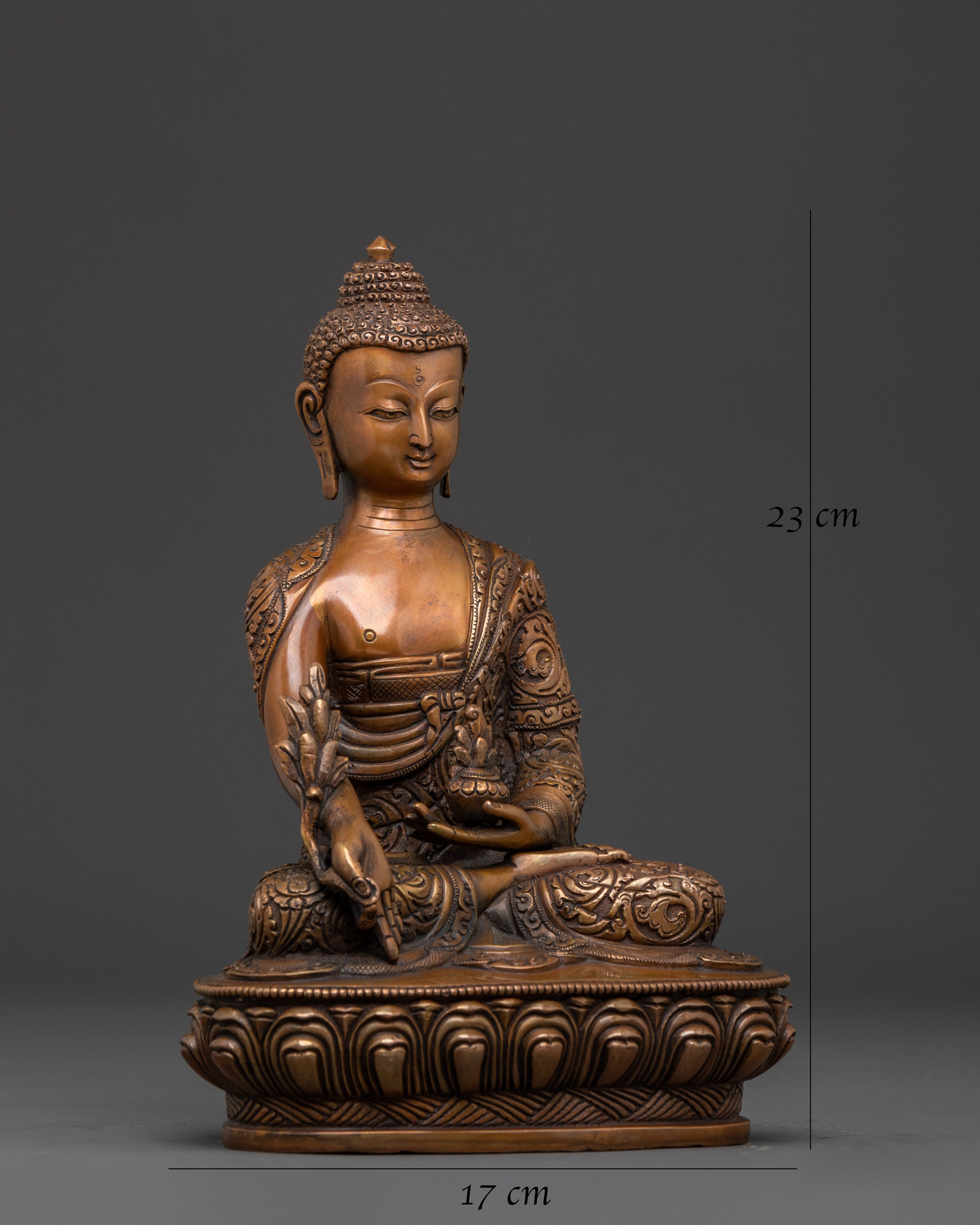 Medicine Buddha Tibetan Statue | Healing Decor
