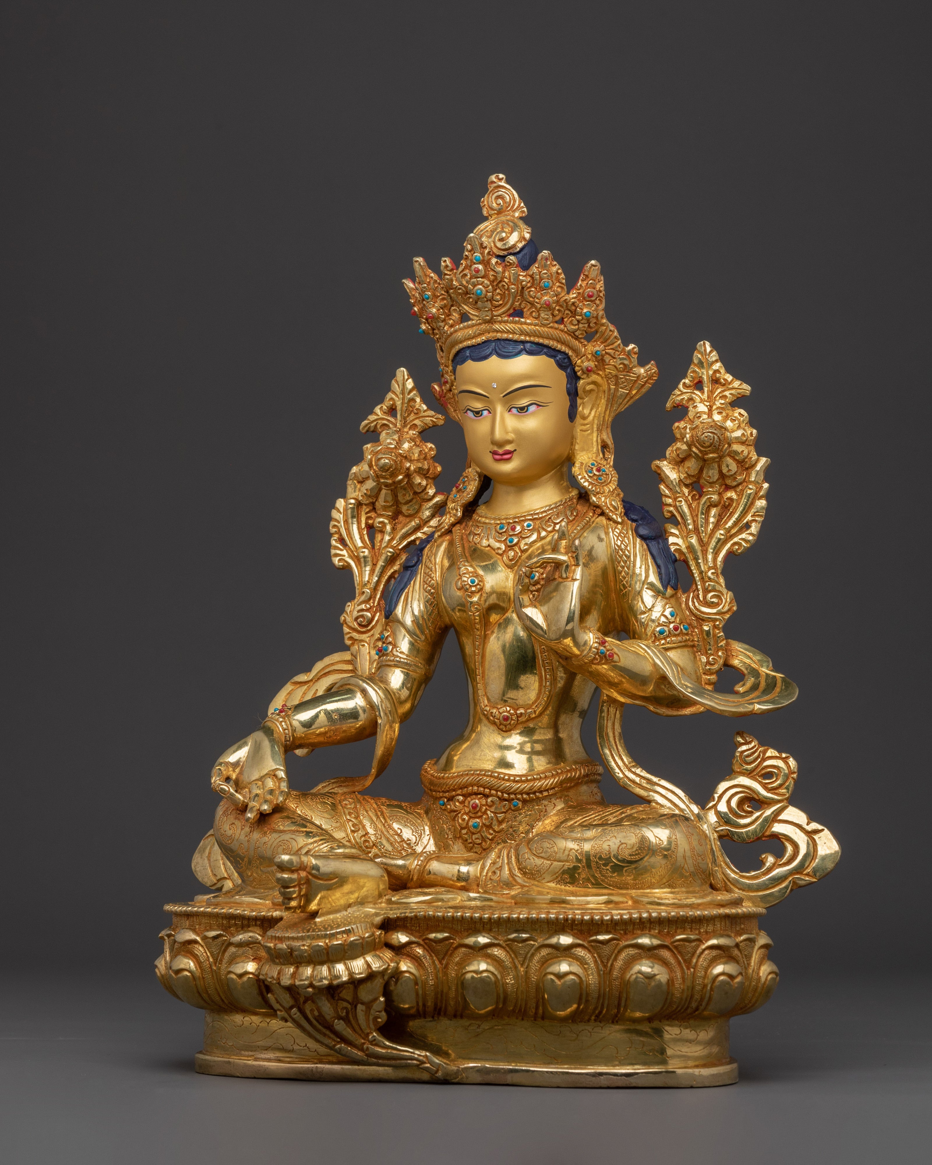 Green Tara Sacred Statue | Mother of All Buddhas