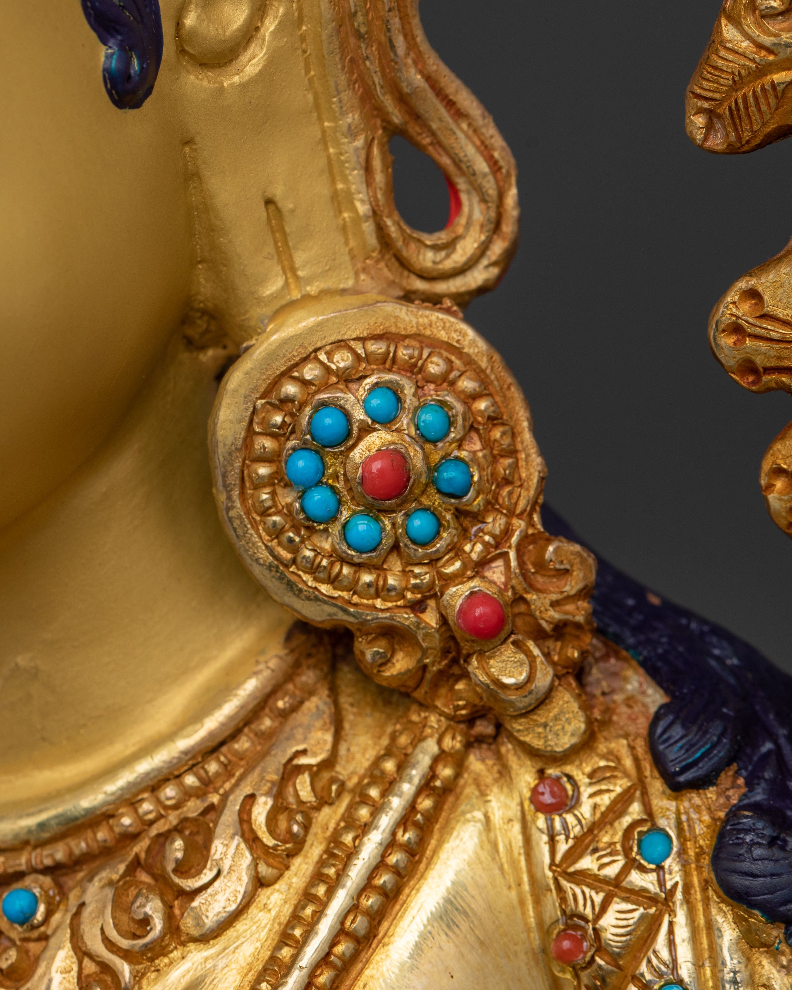 Handcrafted Green Tara Copper Statue | Symbol of Compassion