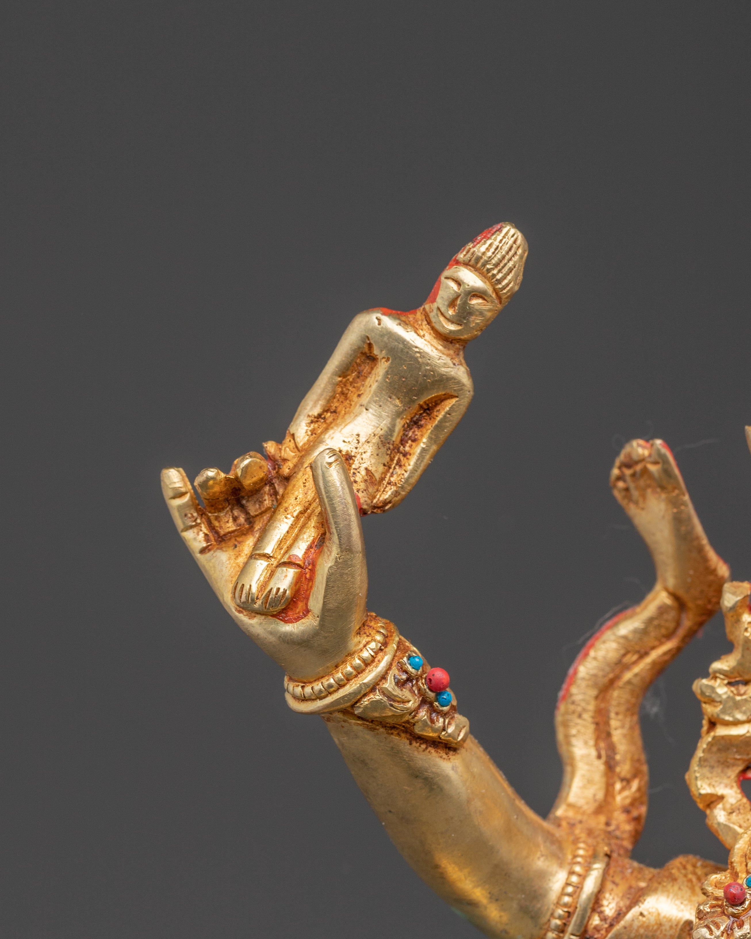 Copper Ekajati Statue: Guardian of the Dharma