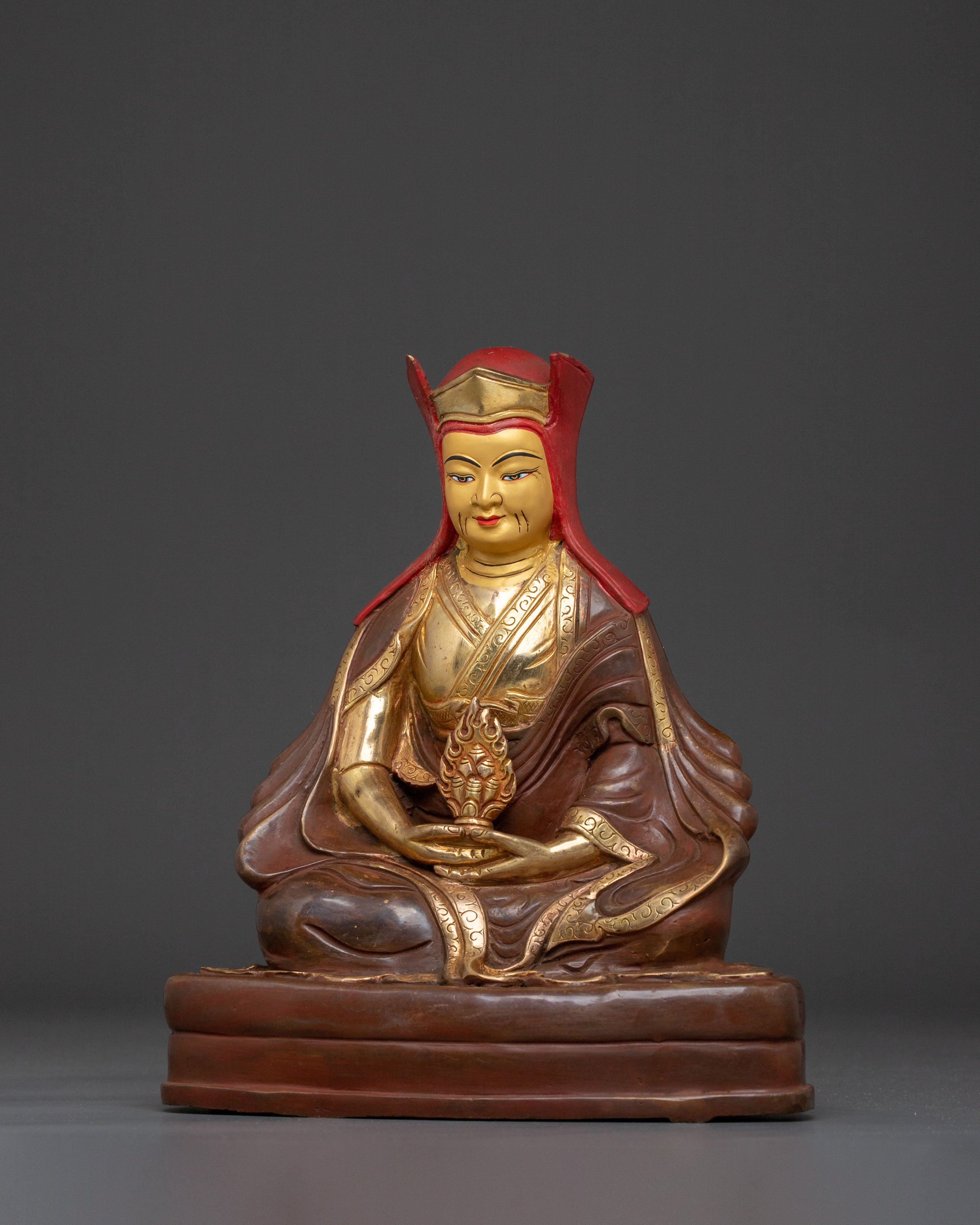 Handcrafted Gampopa Statue | Buddhist Master