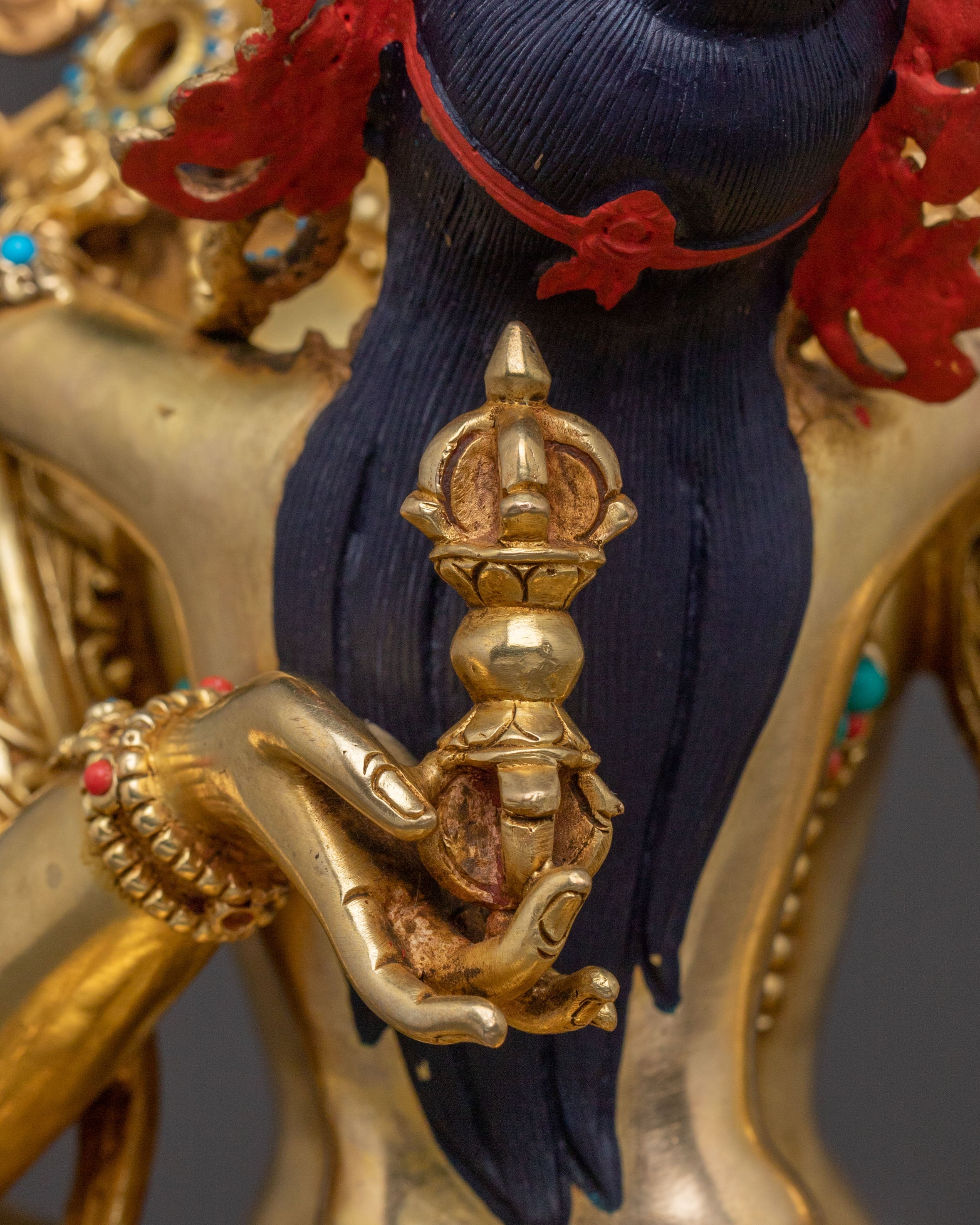 Vajrasattva Statue with Vajragarvi | Divine Figure