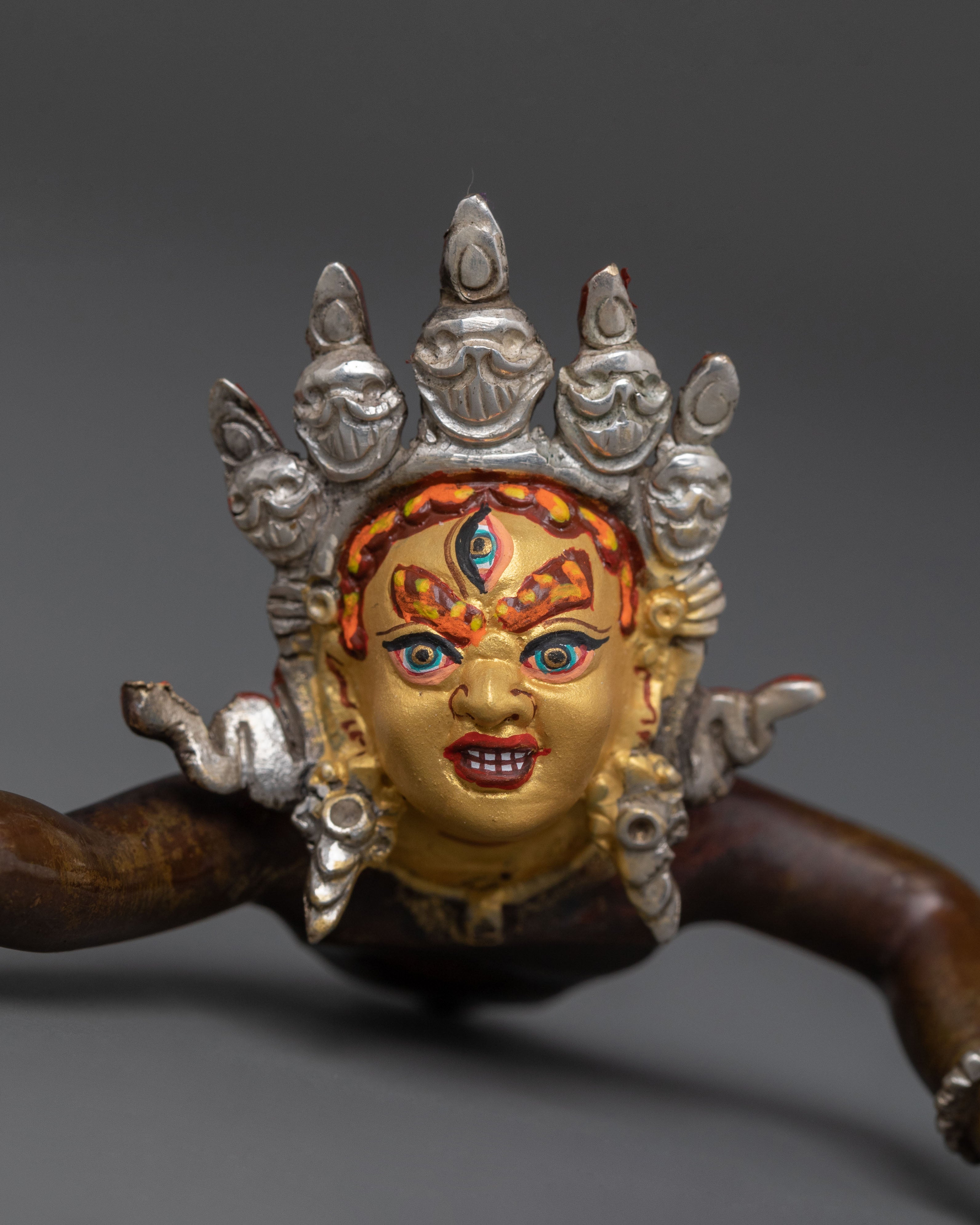 Vajrakilaya Spiritual Statue | Fierce Deity of Transformation