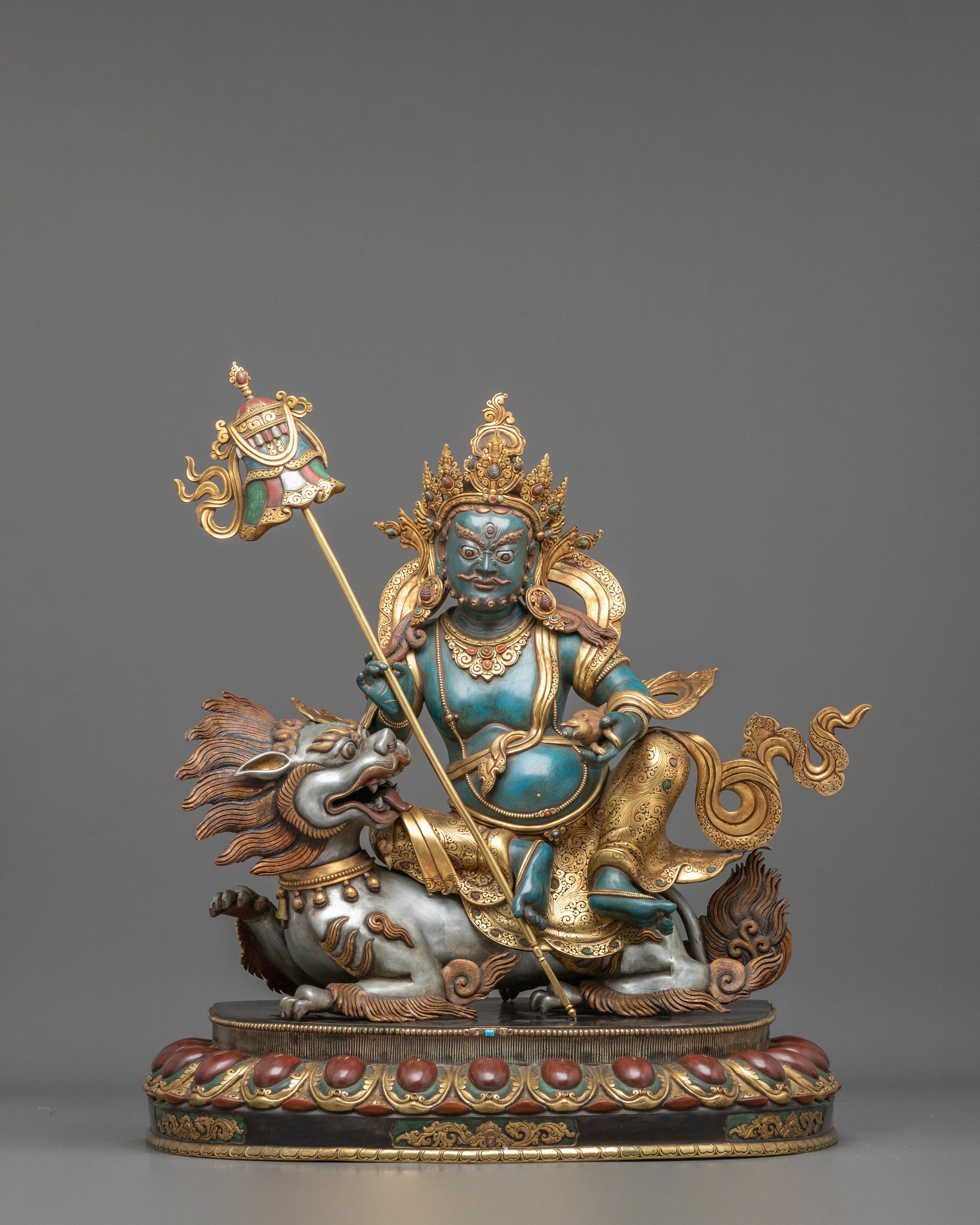 Namtoshe Copper Sculpture | Guardian King of Wealth and Protection
