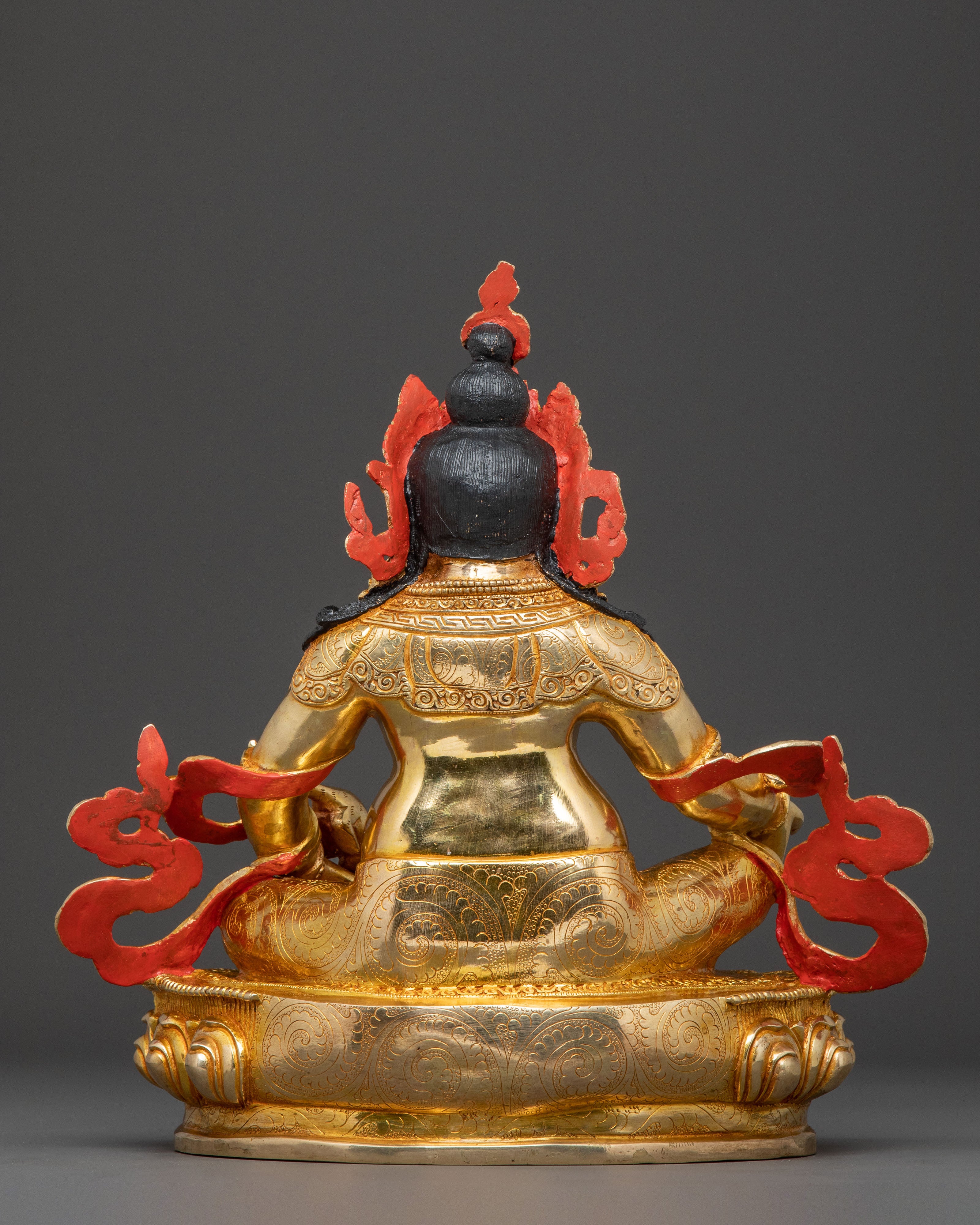 Dzambhala Golden Statue | Divine Prosperity and Wealth Blessing