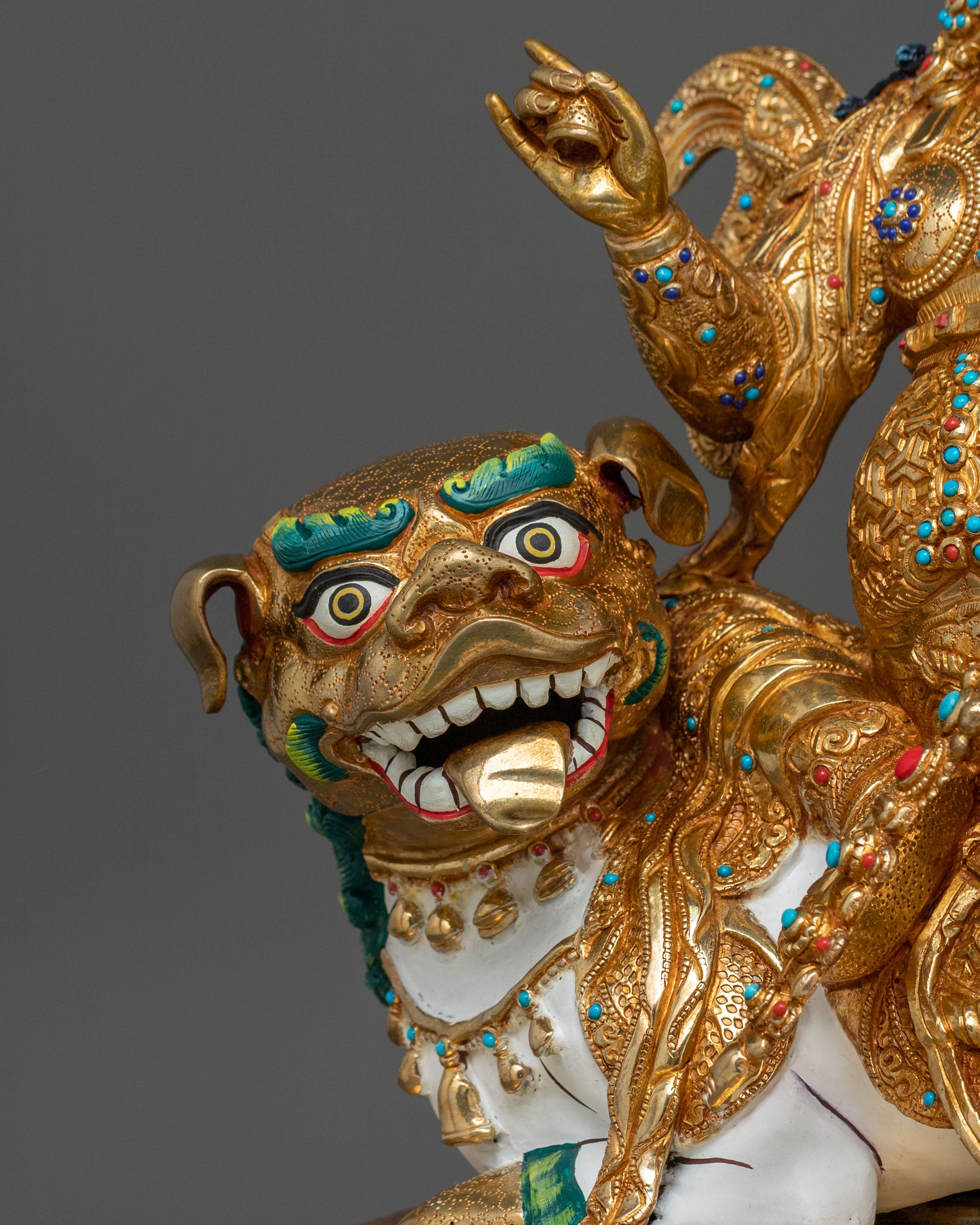 Buddhist Wealth Deity Namtoshe Statue | Traditional Himalayan Figurine
