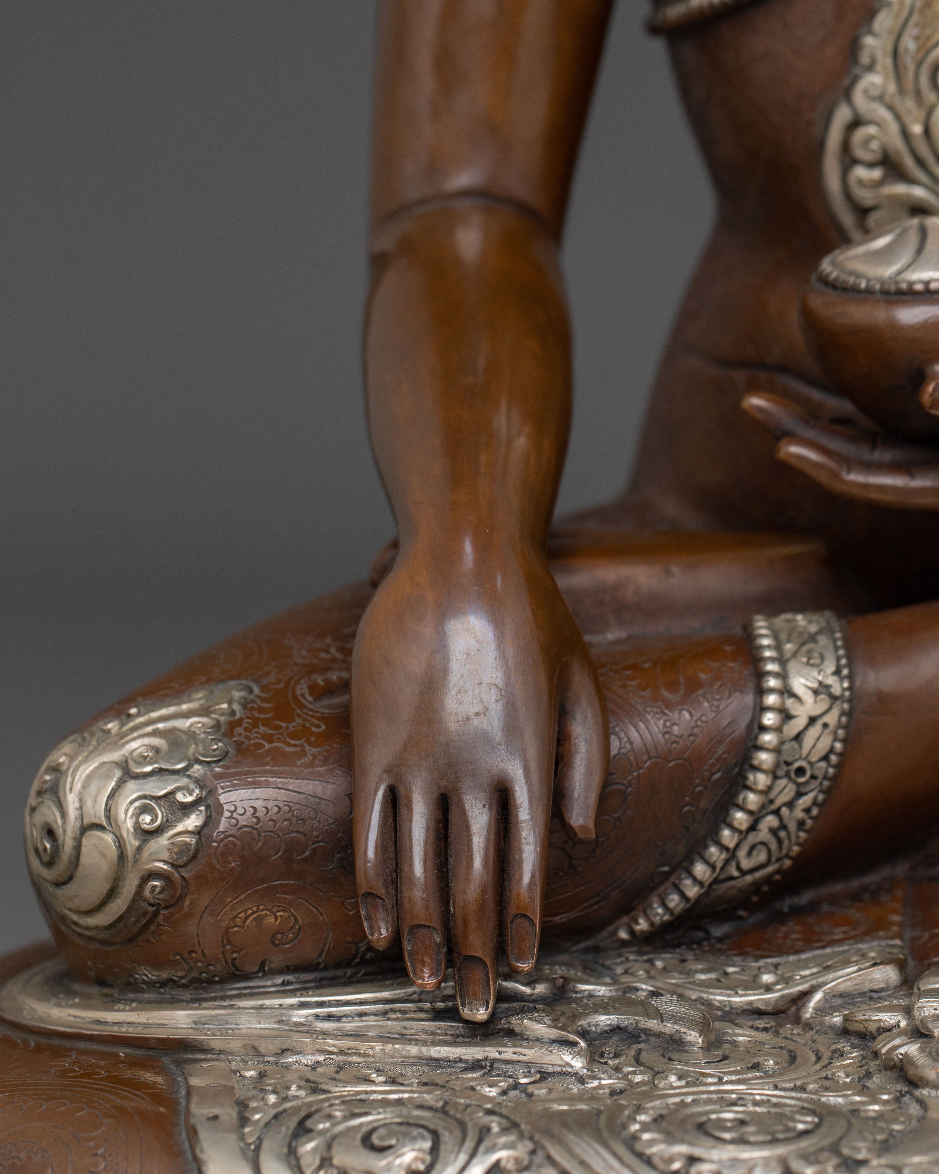 Gautama Buddha Sacred Sculpture | Tibetan Buddhist Altar Decor
