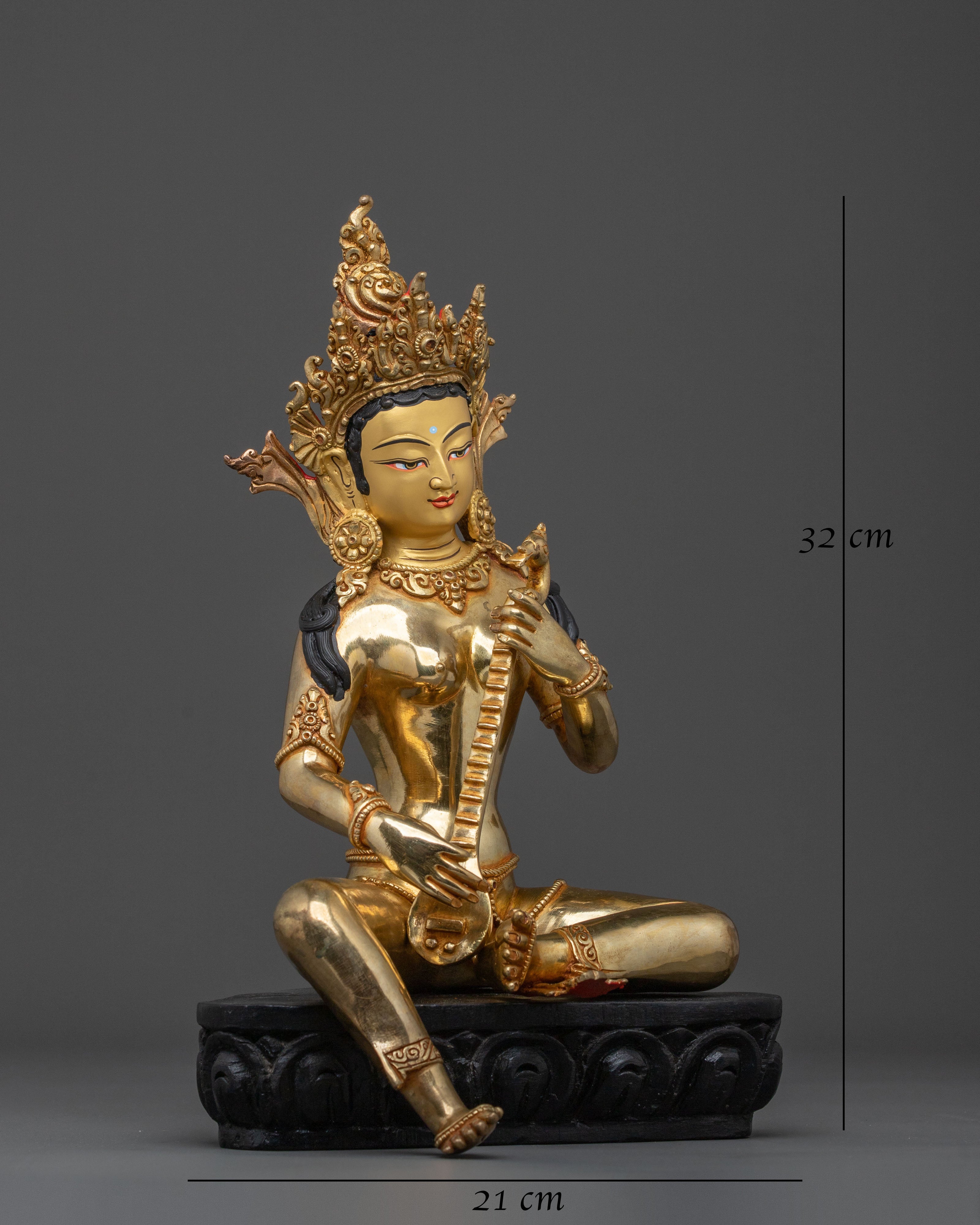 Wisdom Goddess Saraswati Statue | Divine Patroness of Knowledge