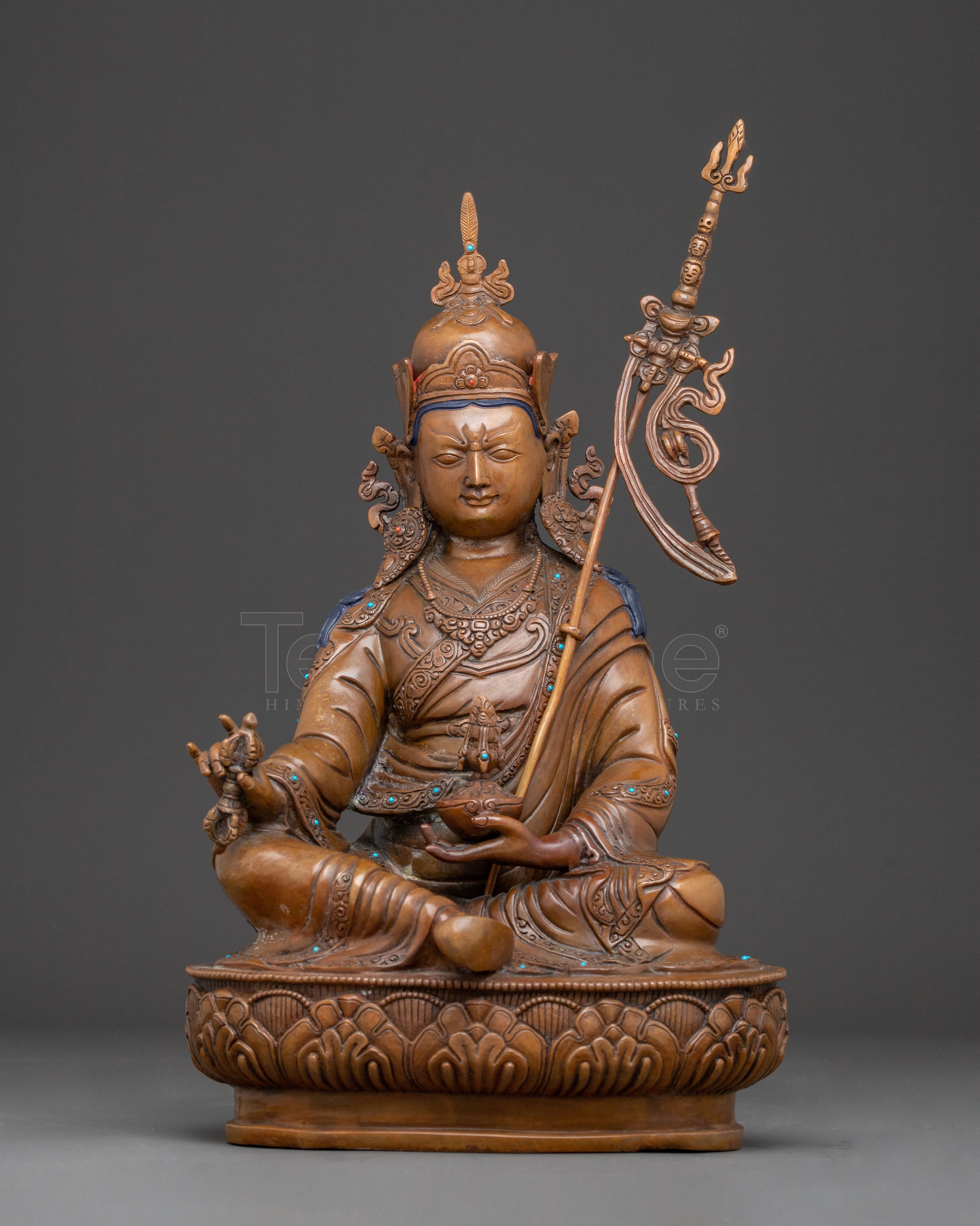 Tibetan Vajra Master Guru Rinpoche Statue