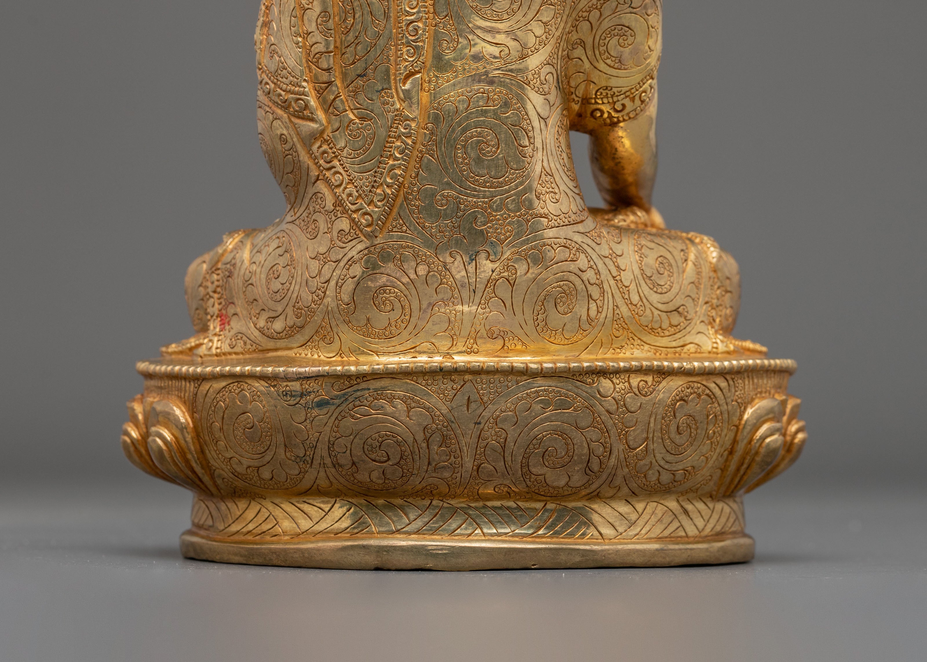 Shakyamuni Buddha Statue | 24k Gold Coated Figurine