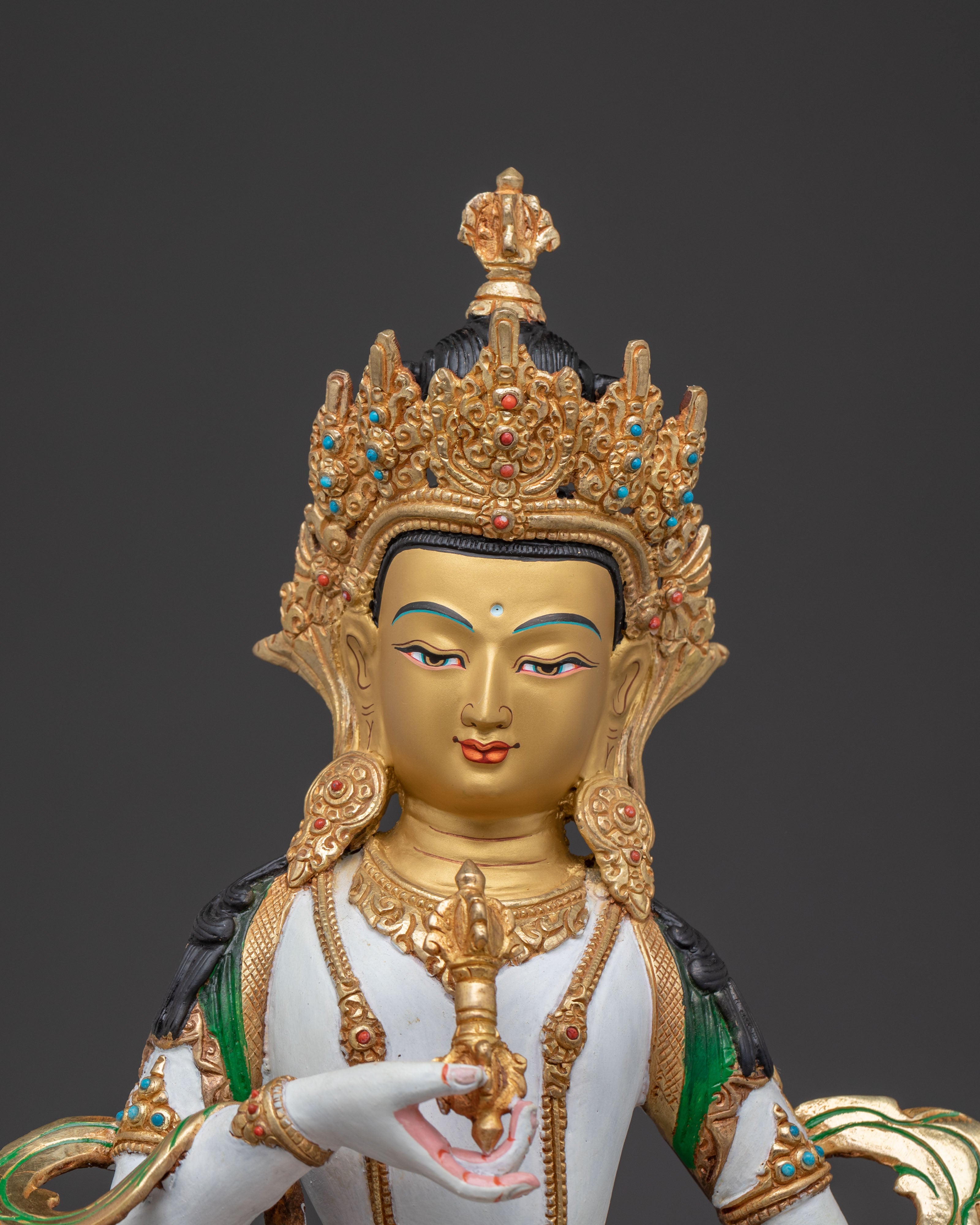 Purification Vajrasattva Statue: Handcrafted Devotion