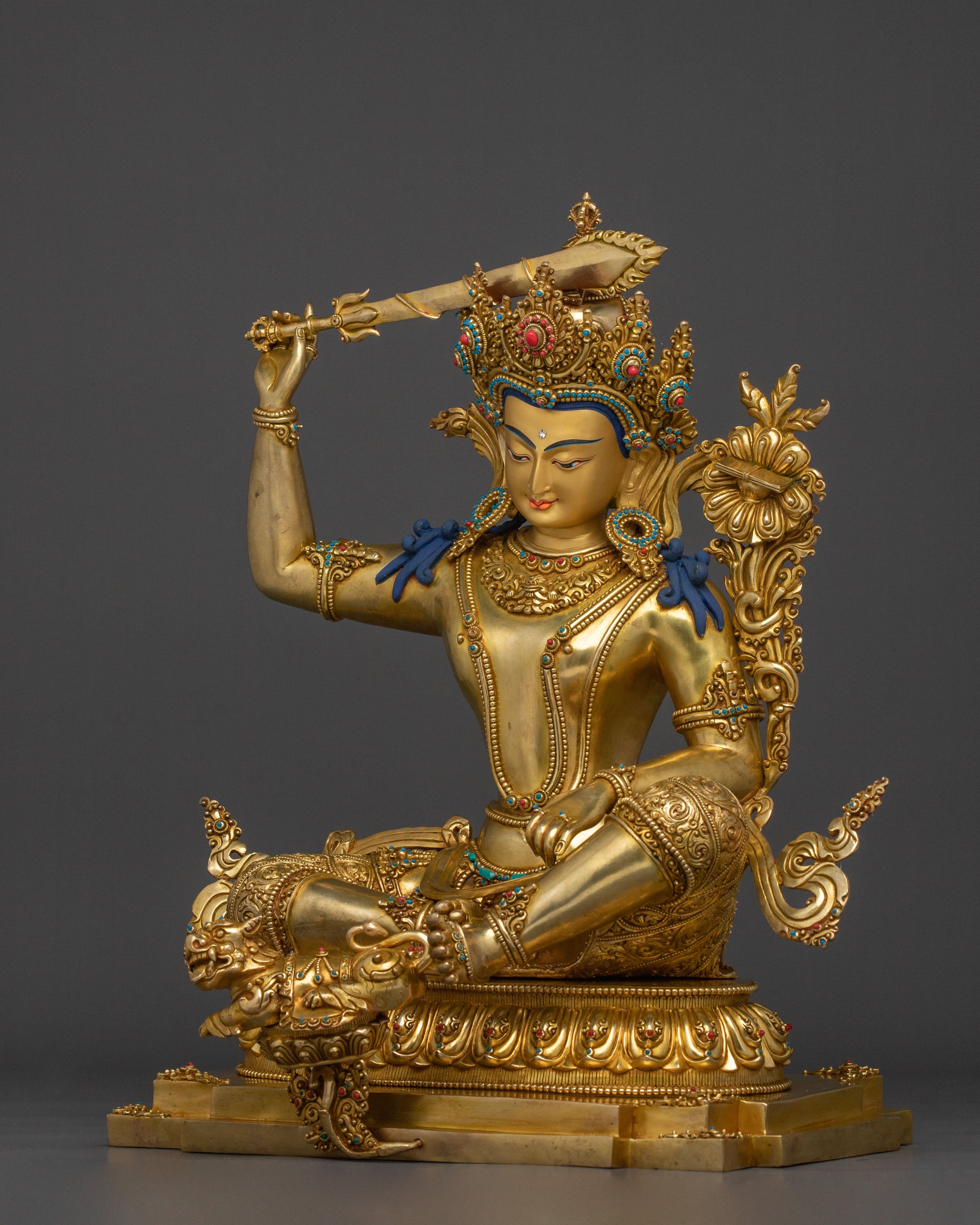 Traditional Manjushri Statue | Bodhisattva of Wisdom