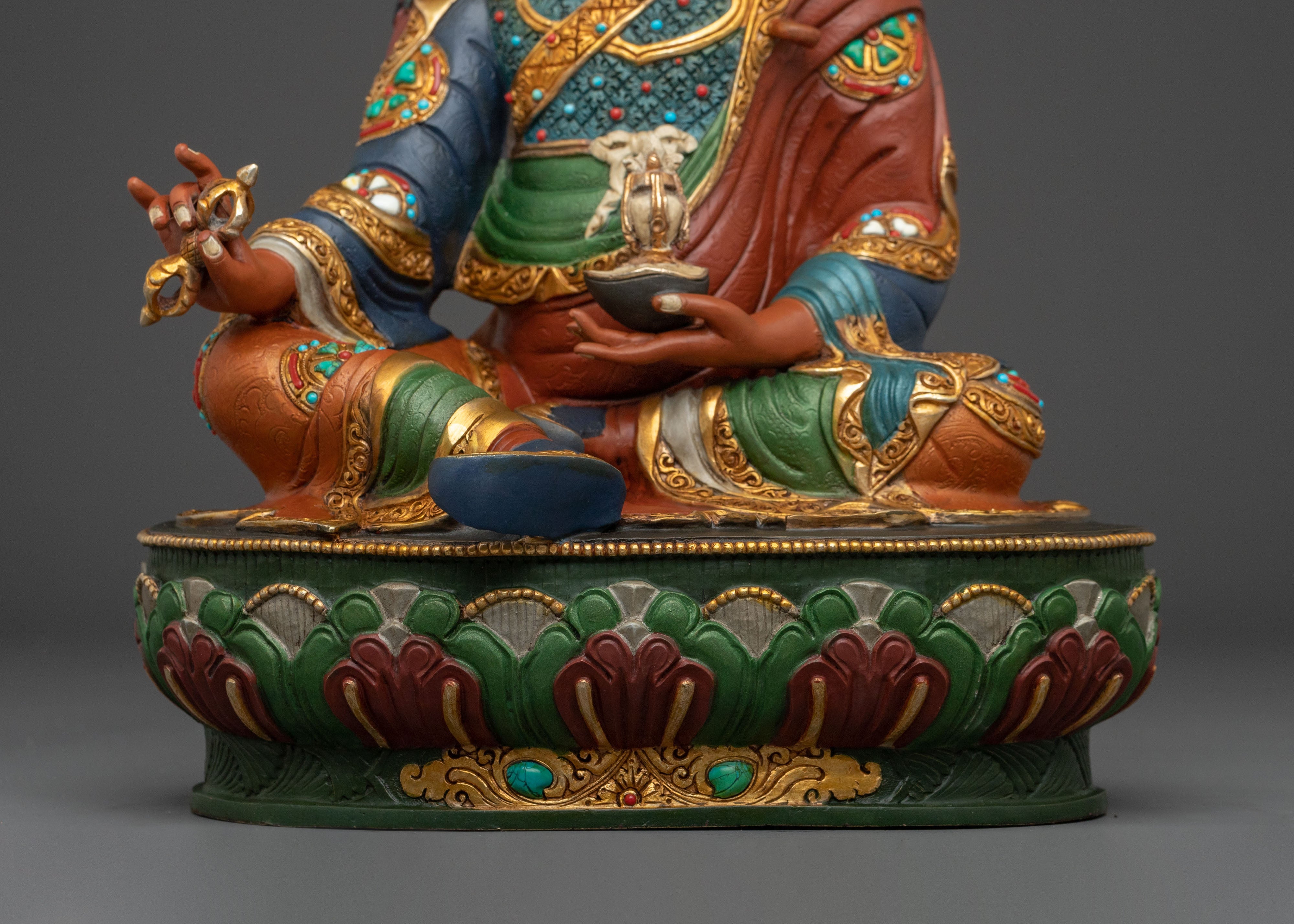 statue of spiritual teacher guru rinpoche | | Symbol of Dharma Wisdom