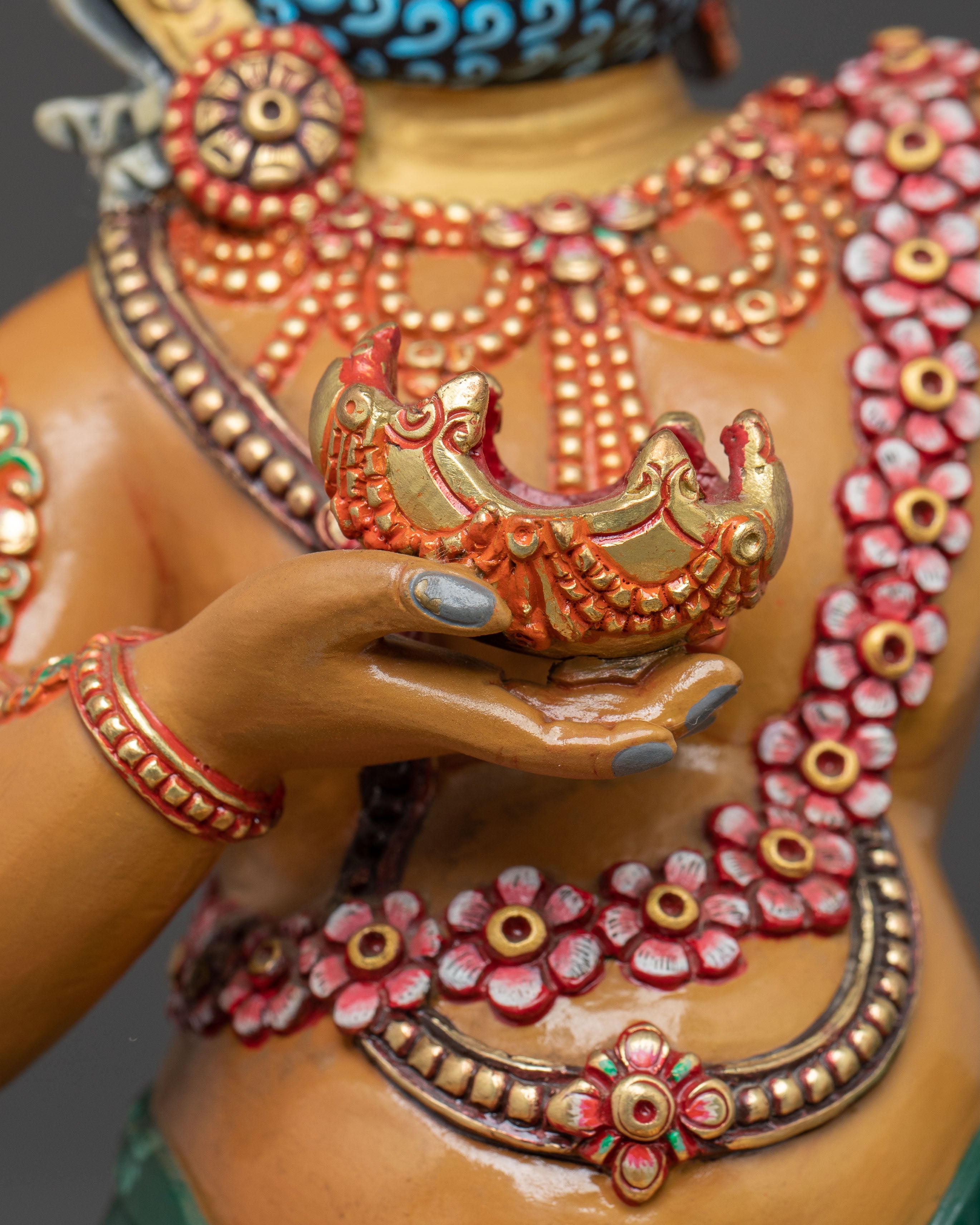 Handmade Virupa Copper Statue | Tantric Master