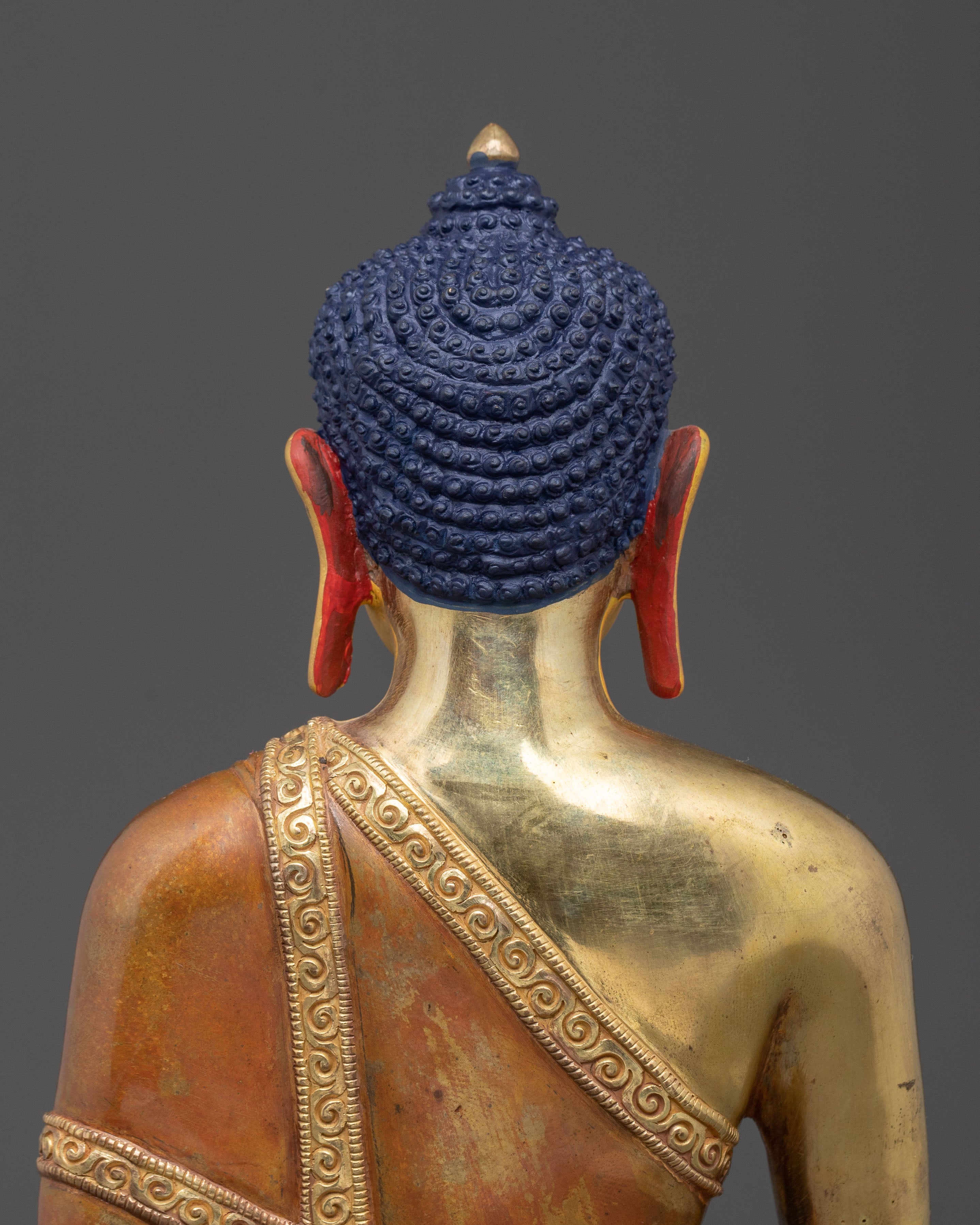 Shakyamuni Enlightenment Statue | 24K Gold Gilded