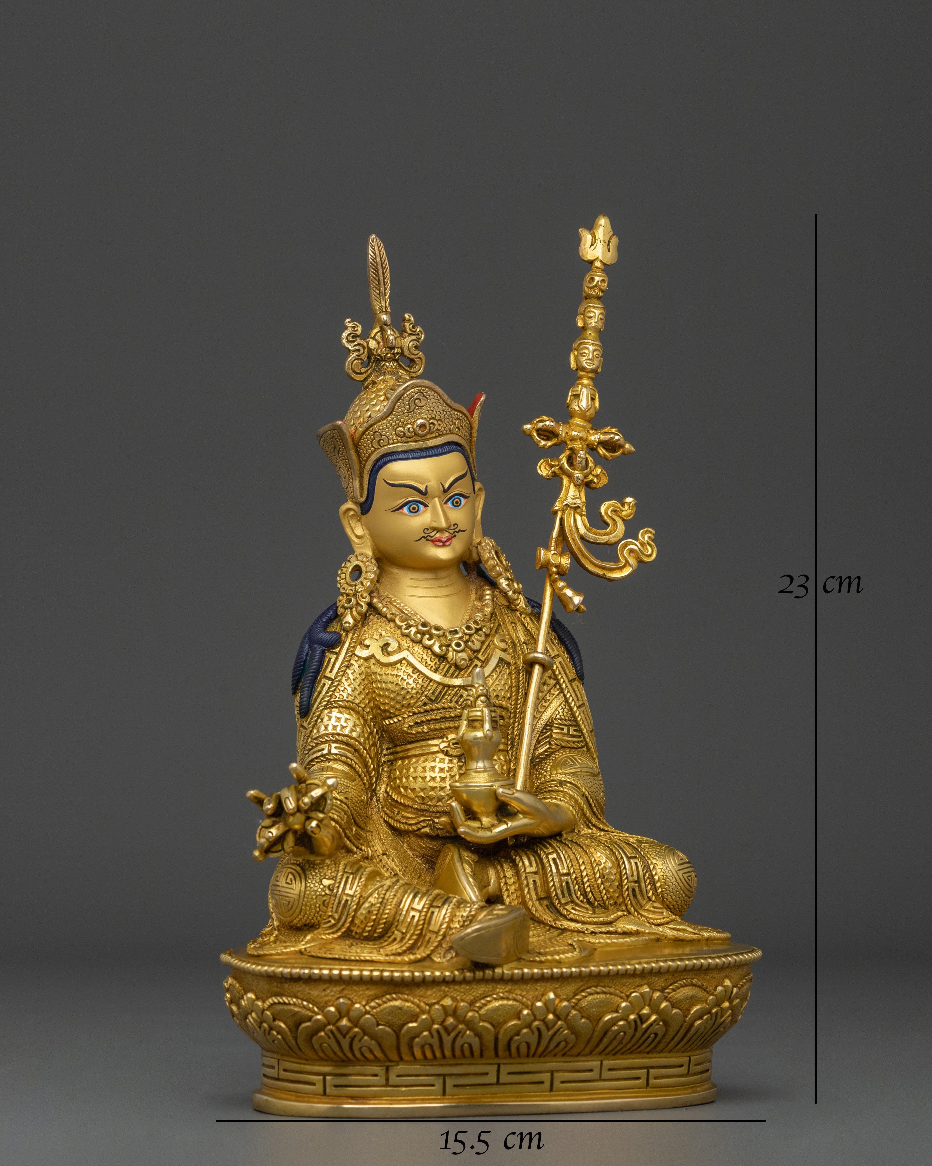 Guru Rinpoche Buddhist Shrine Statue | Buddhist Shrine Sculpture
