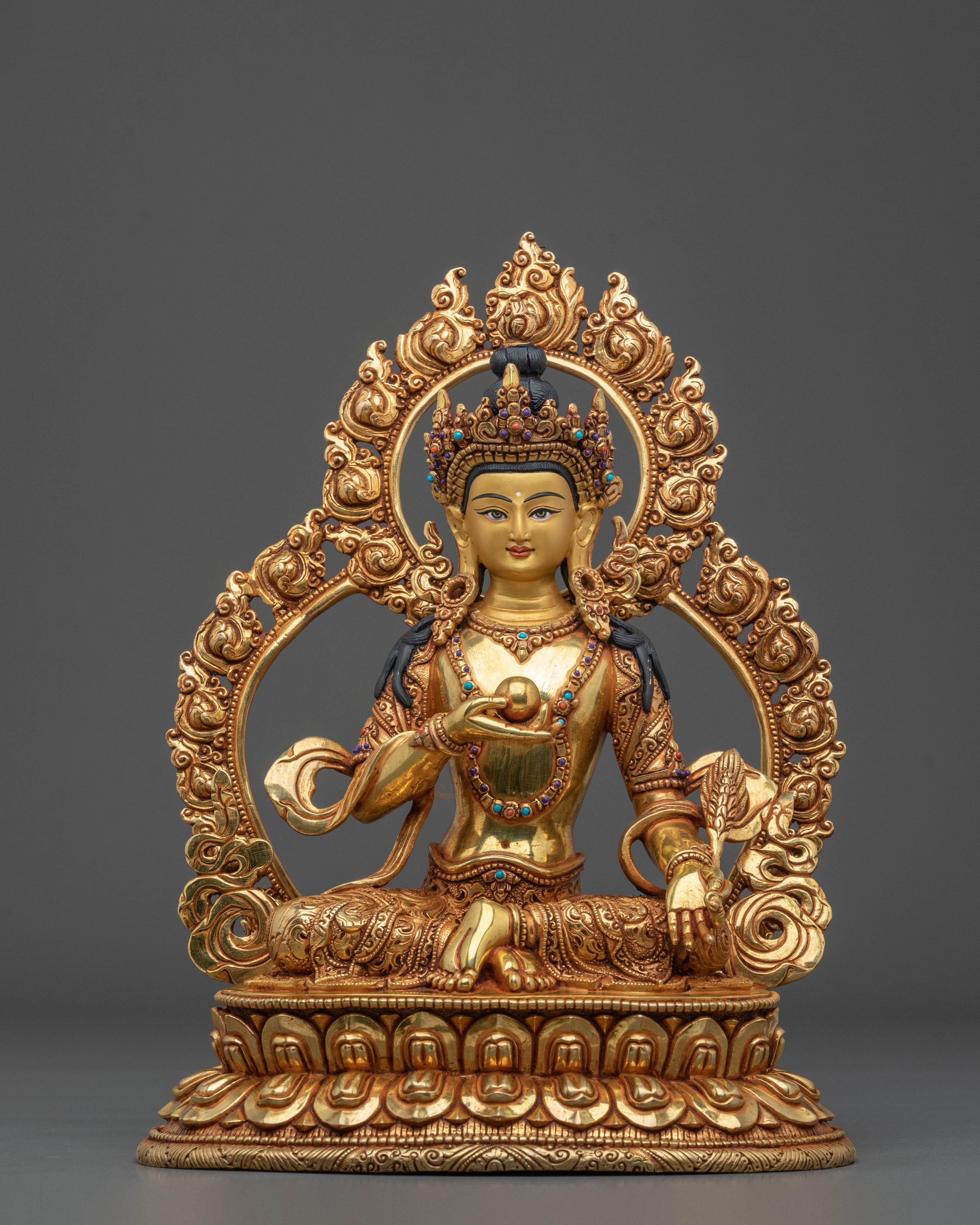 Kshitigarbha Spiritual Copper Statue | Symbol of Compassion