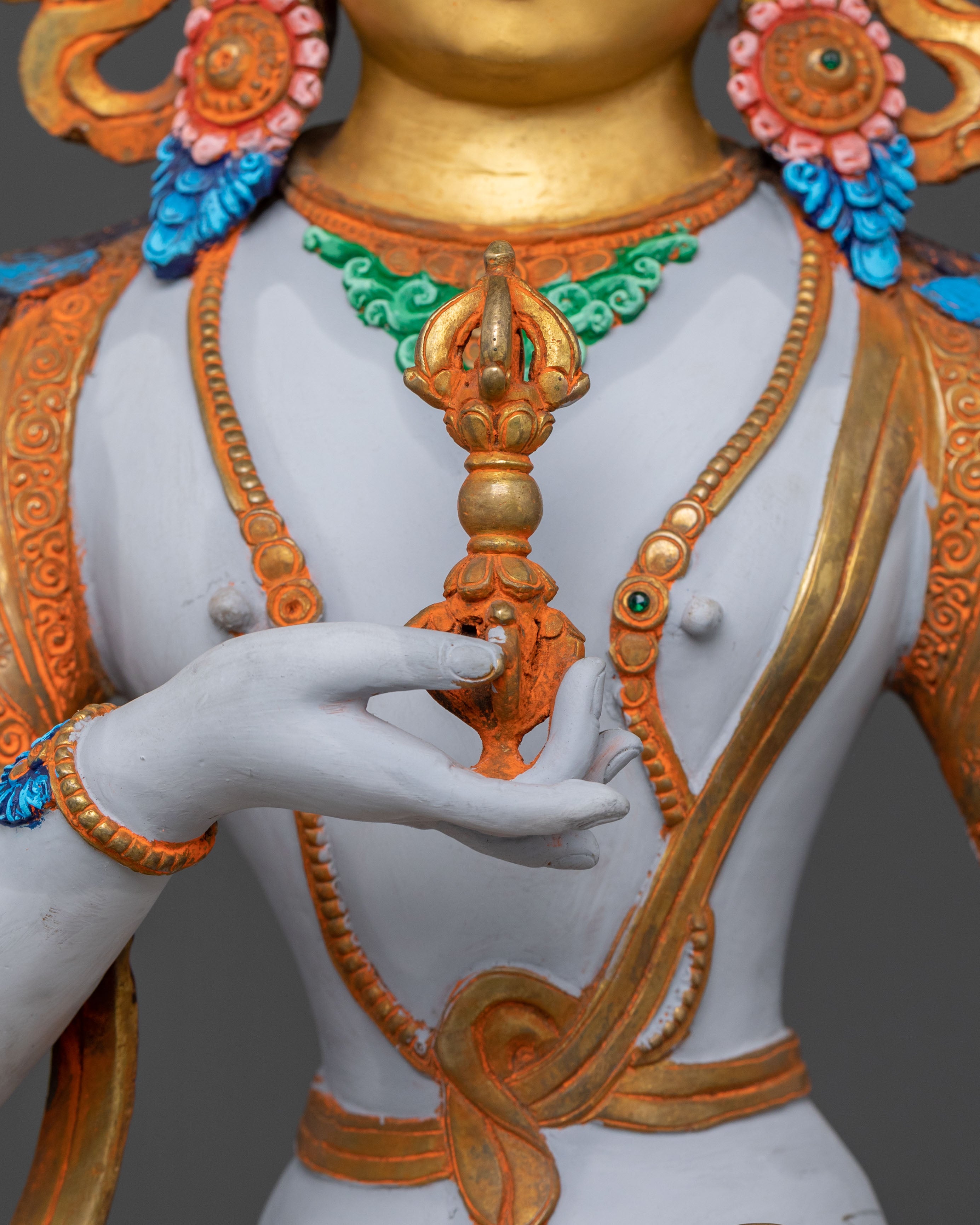 dorje sempa spiritual statue | Radiant Gold Gilded Perfection