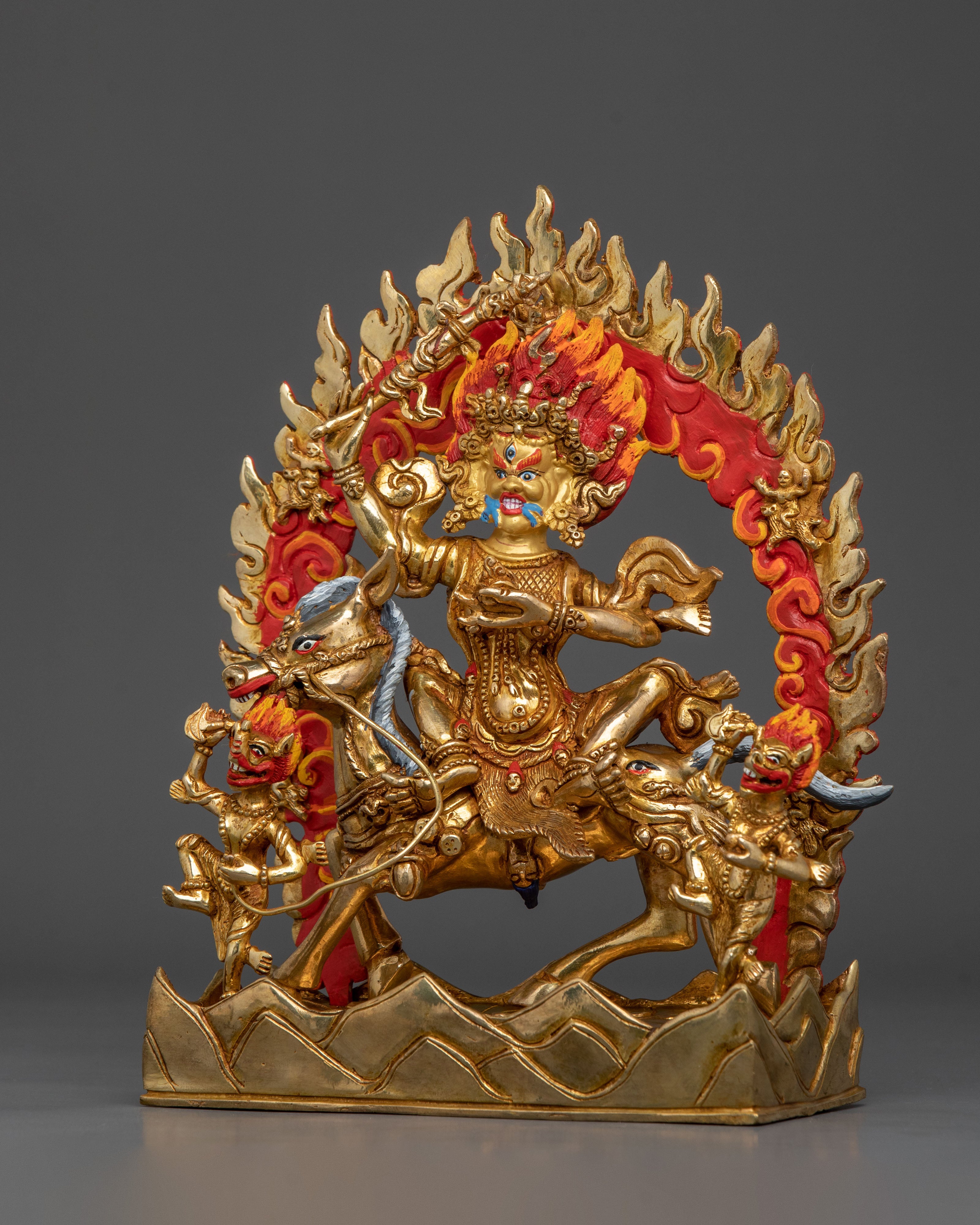 Shri Devi Himalayan Statue | 24K Gold Gilded Figurine