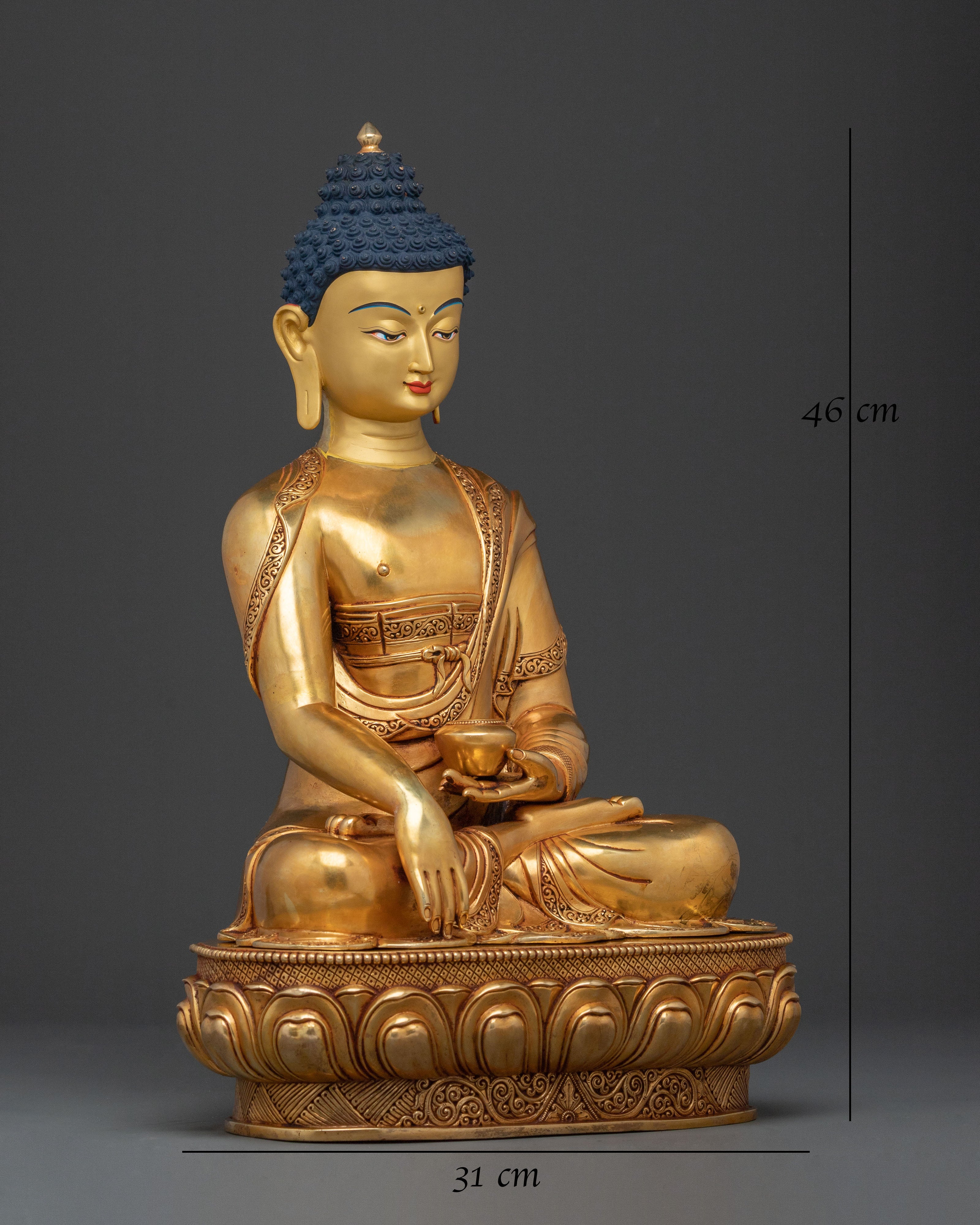 Wisdom Buddha: Shakyamuni Handcrafted Statue