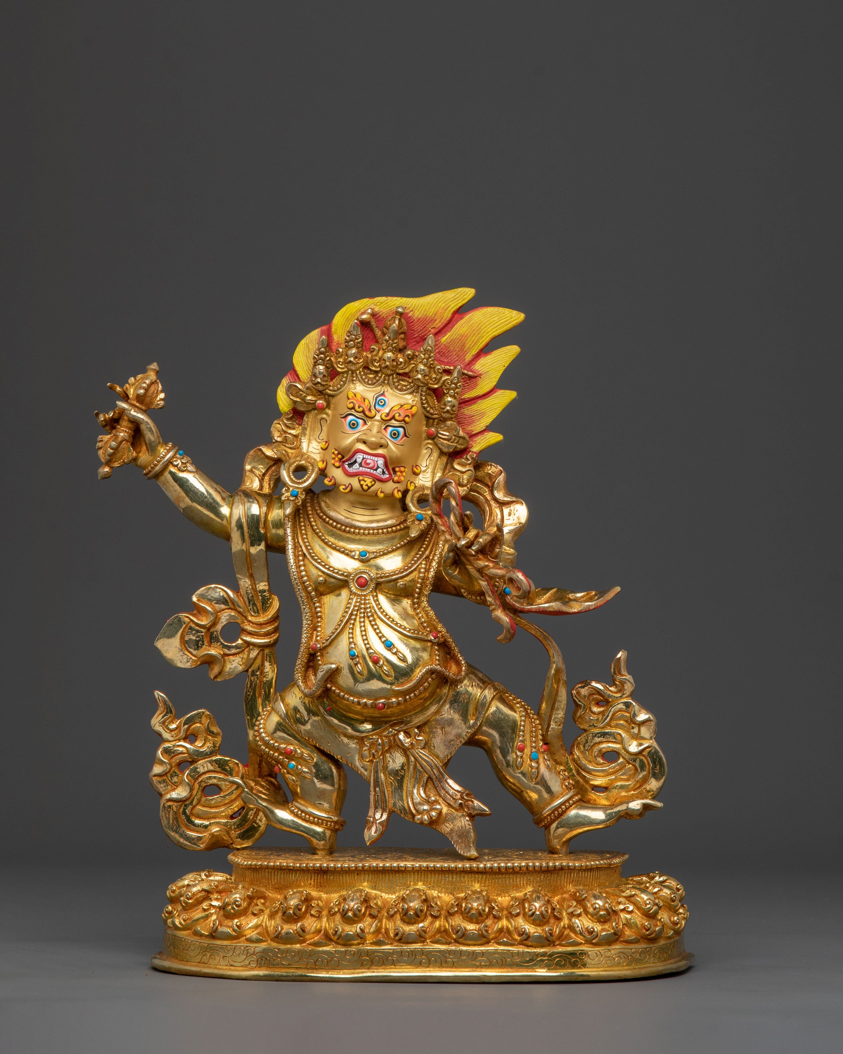 Major Bodhisattva: Handmade Vajrapani Statue