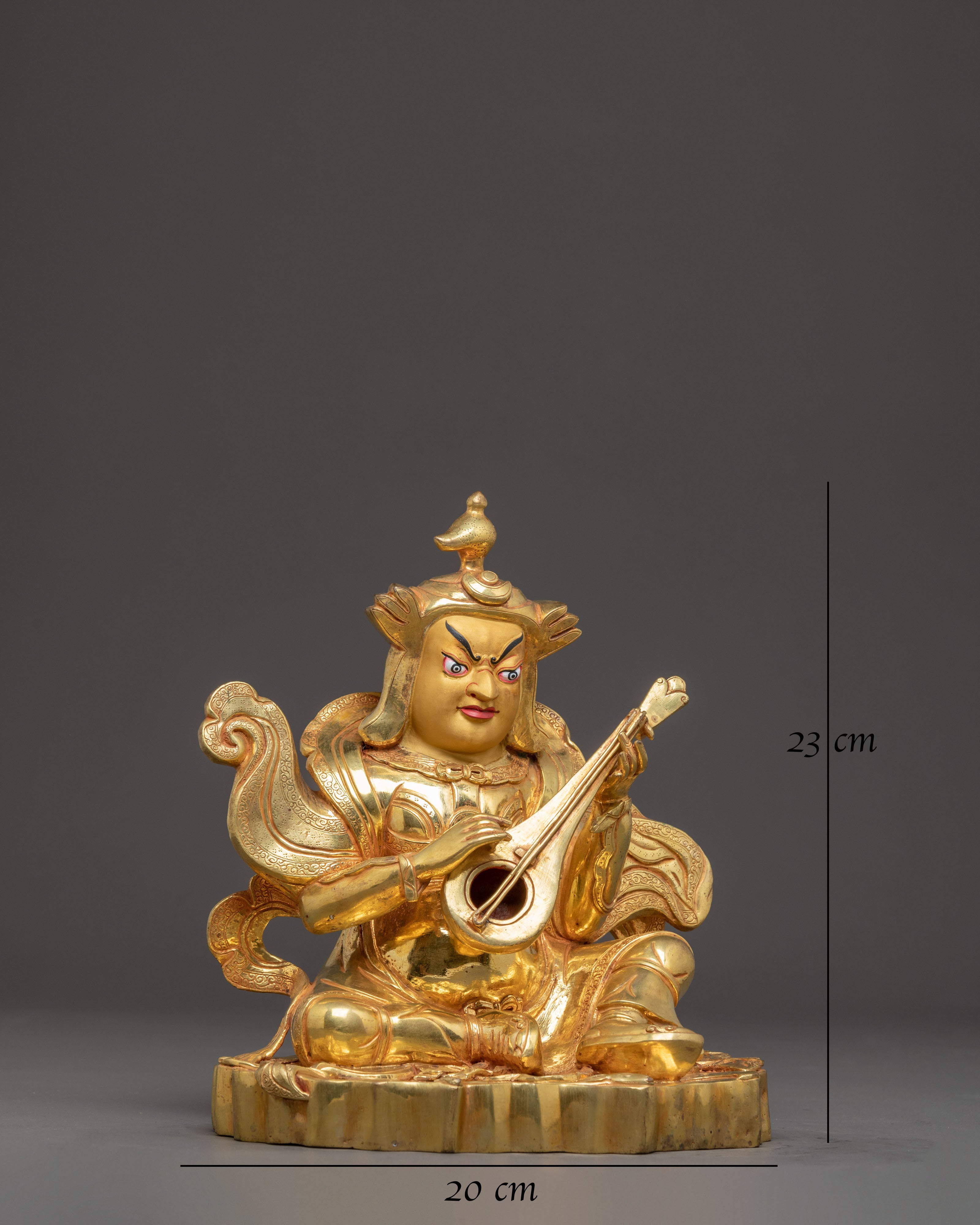 Handmade Dhritarashtra Protector Statue | Guardian of Dharma