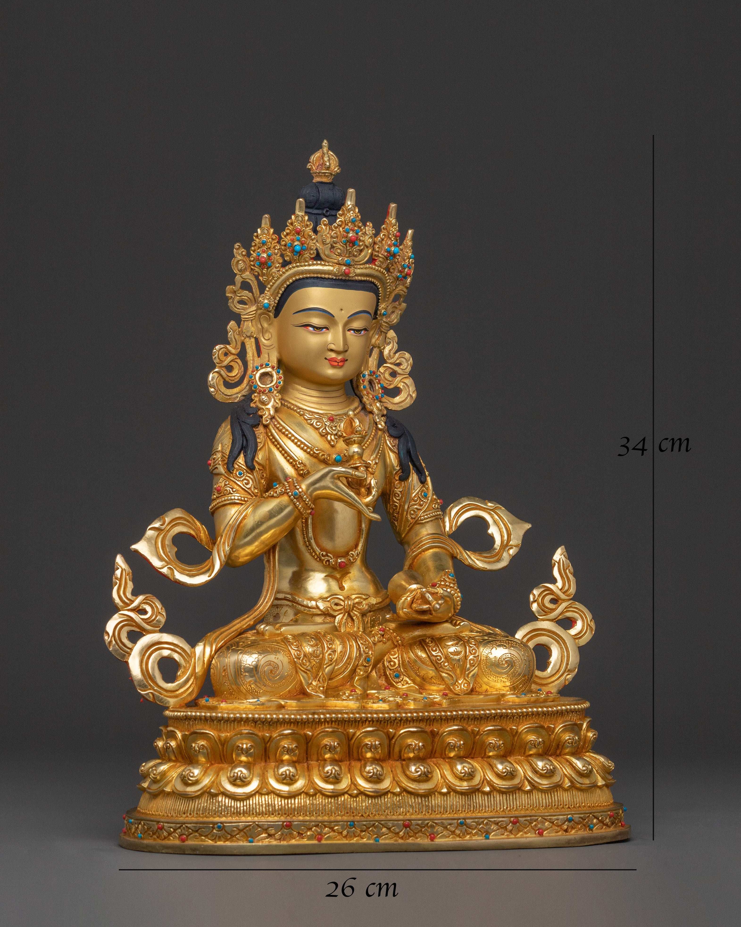Vajrasattva Handcrafted Meditation Statue