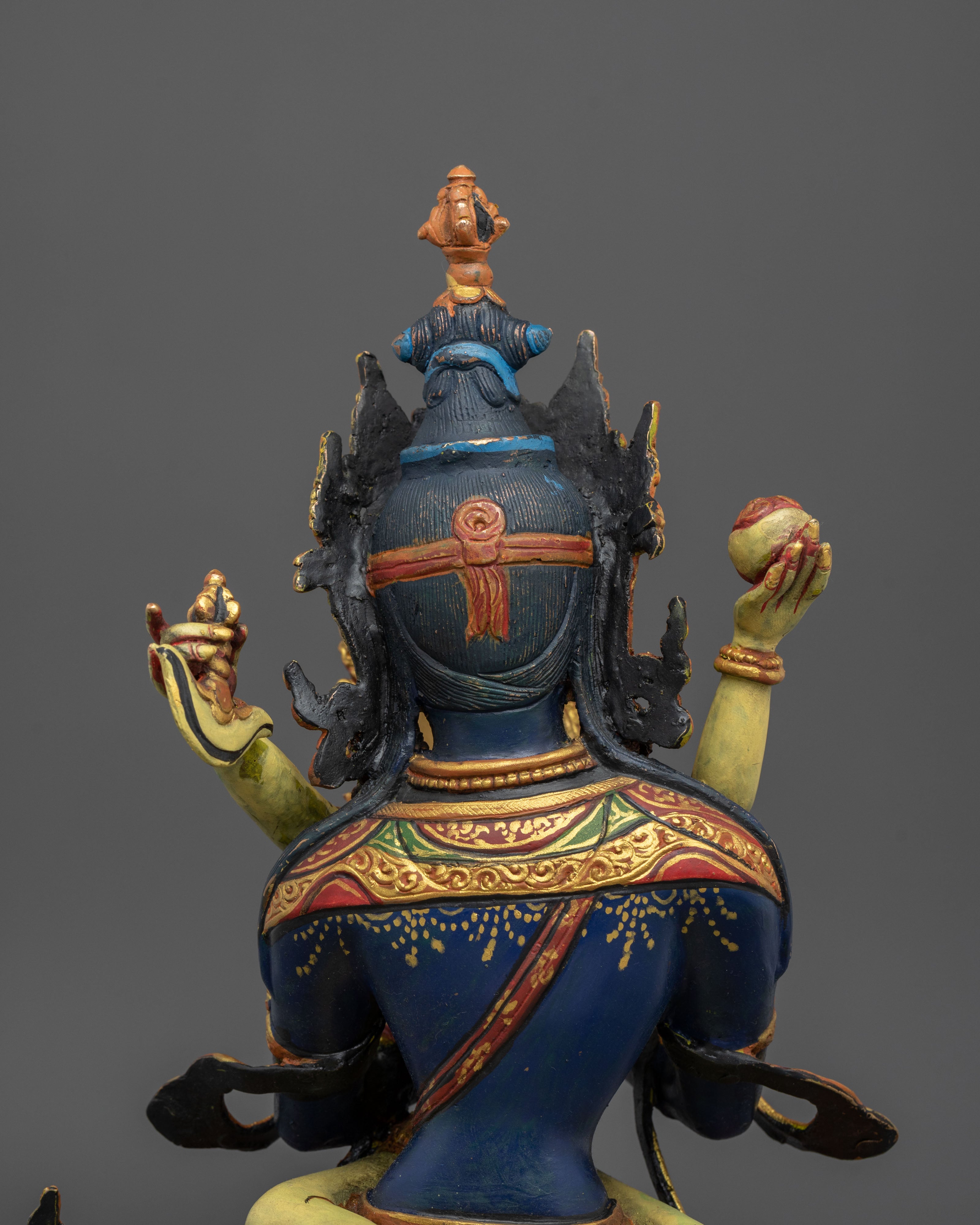 Vajradhara Sculpture with Consort | Home Decor