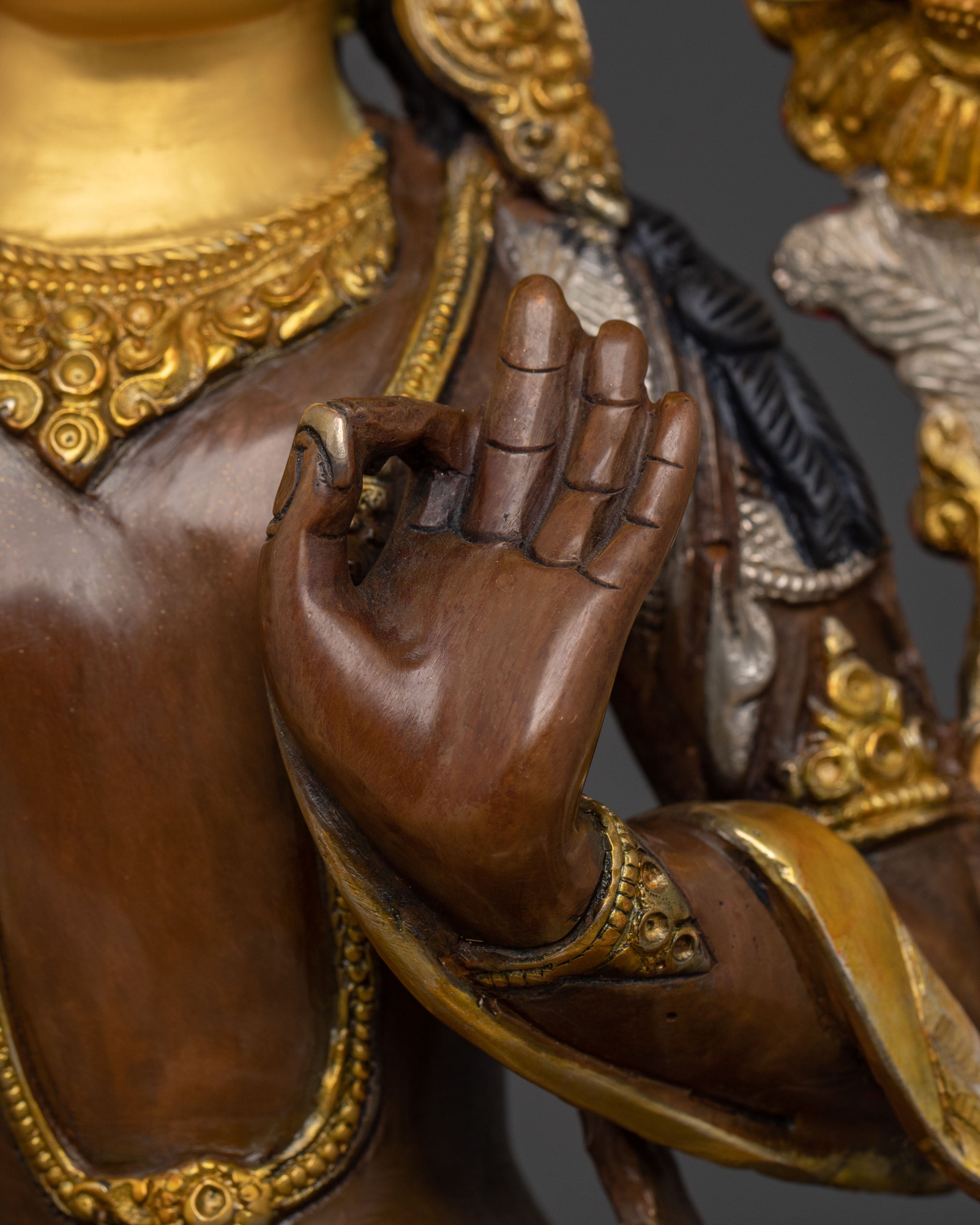 Manjushri Tibetan Buddhist Wisdom Figurine | Buddhist Shrine