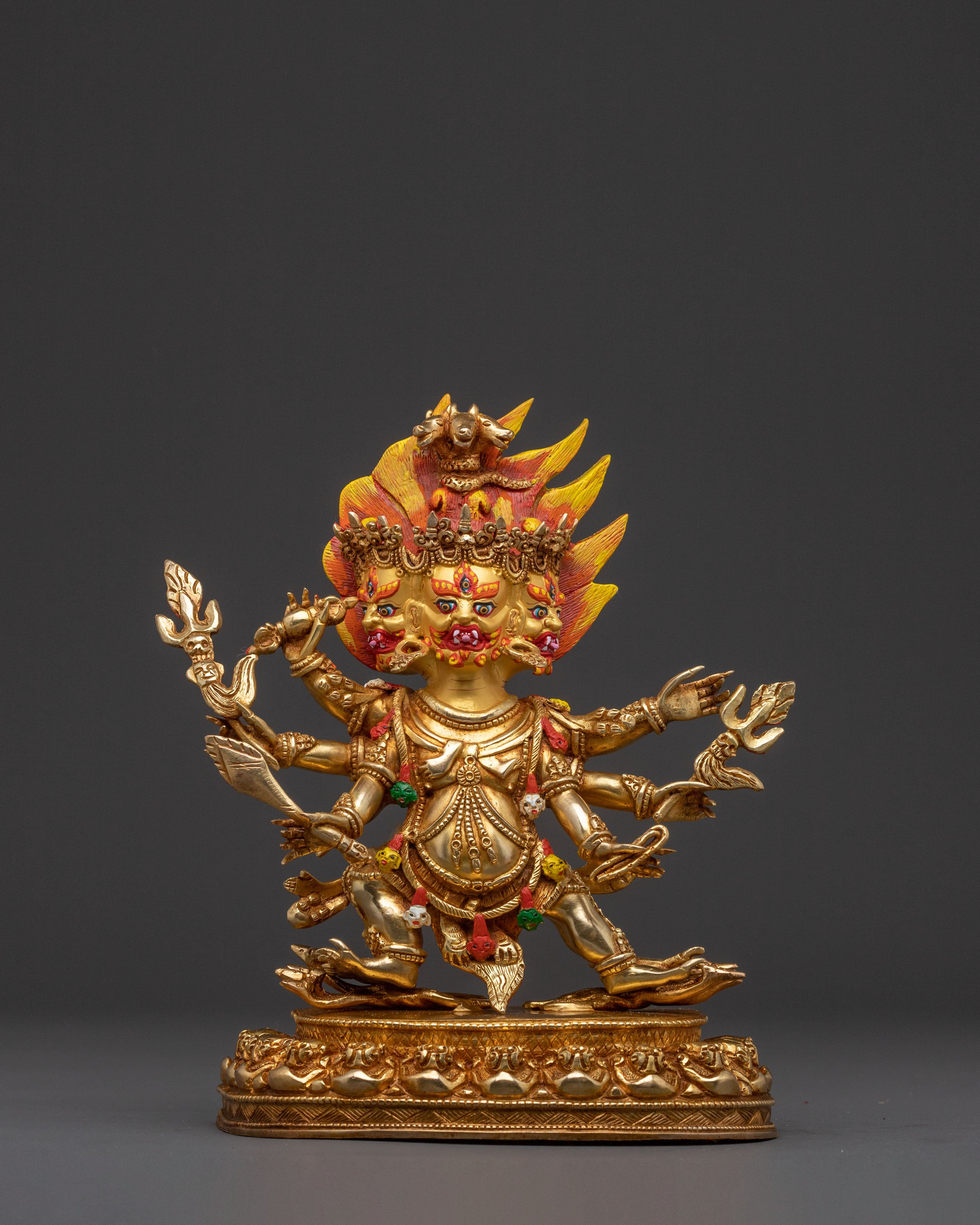 Tantric Statue of Hayagriva - Golden Reverence