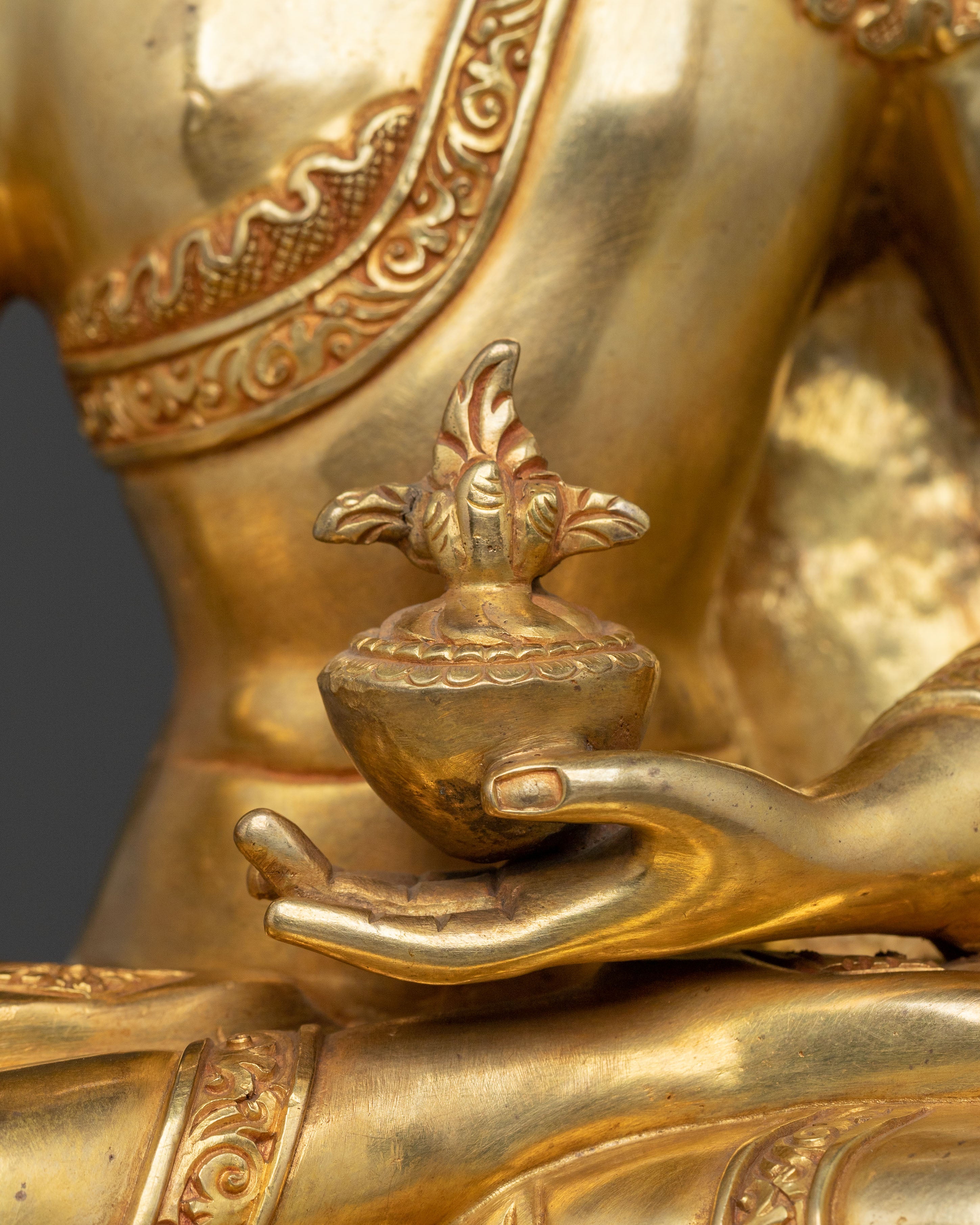 Medicine Buddha Peaceful Statue | Spiritual Healing