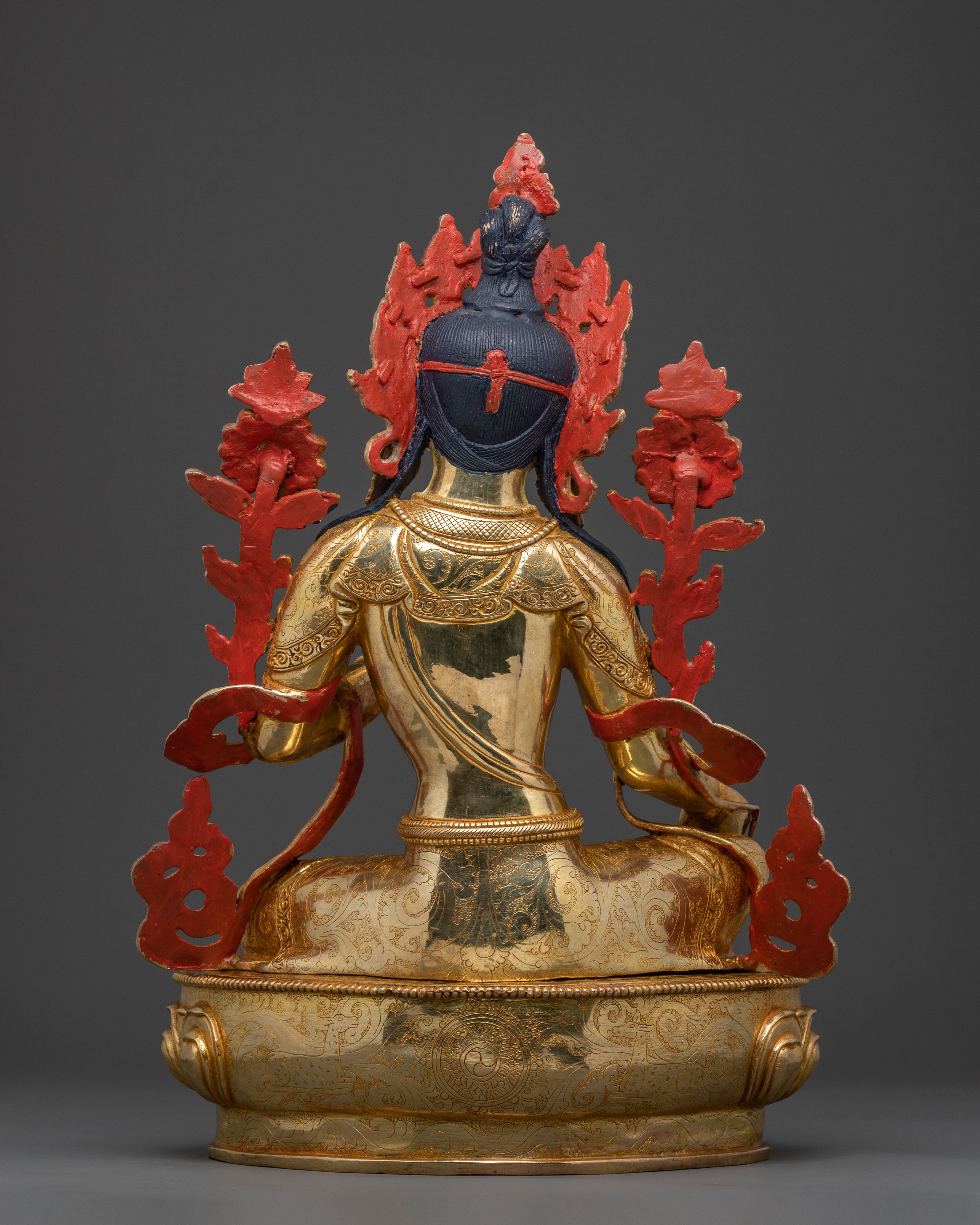 Buddhist Goddess Green Tara Spiritual Statue | Meditation and Protection Shrine