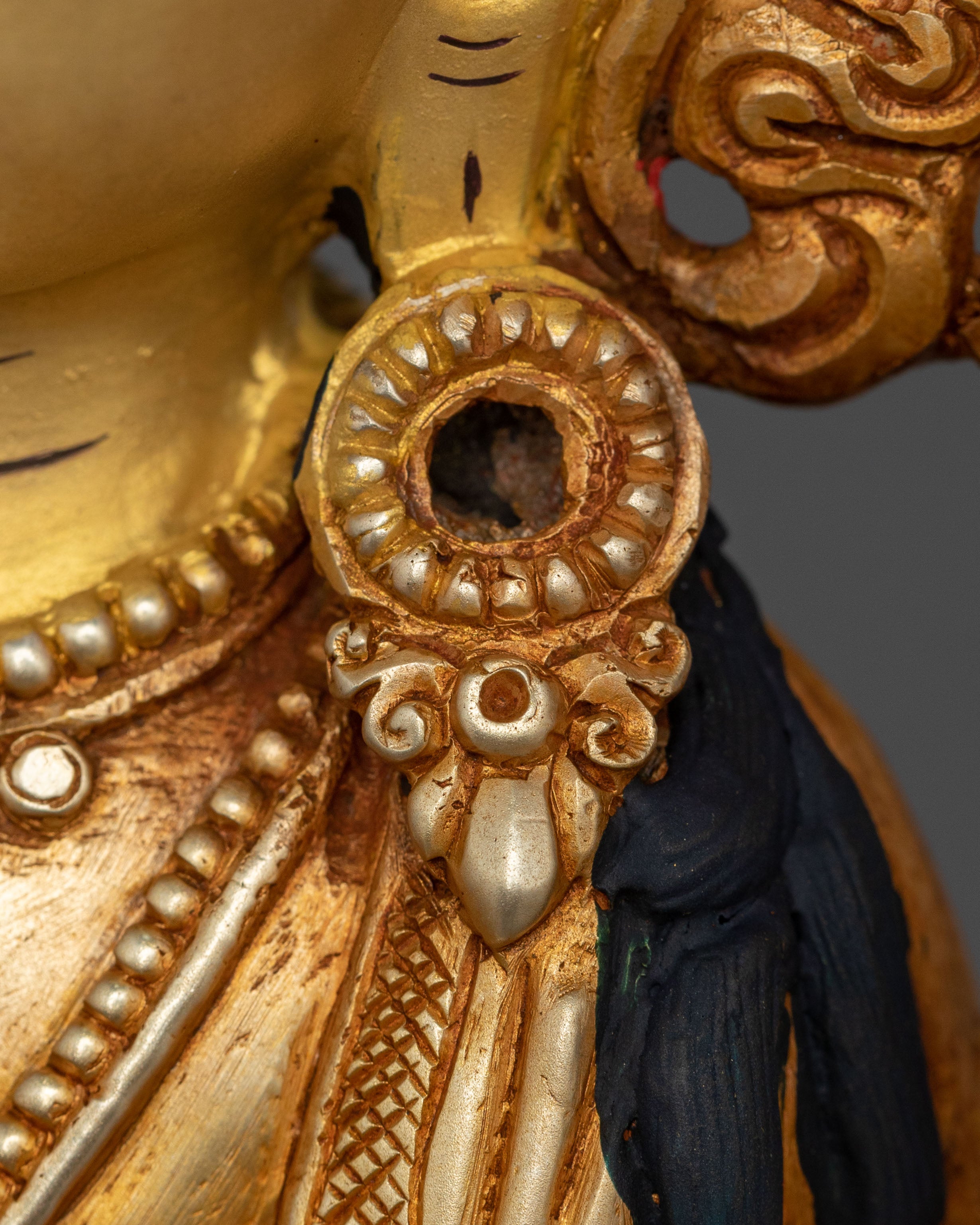 Four Armed Chenrezig Copper Sculpture | Home Decor