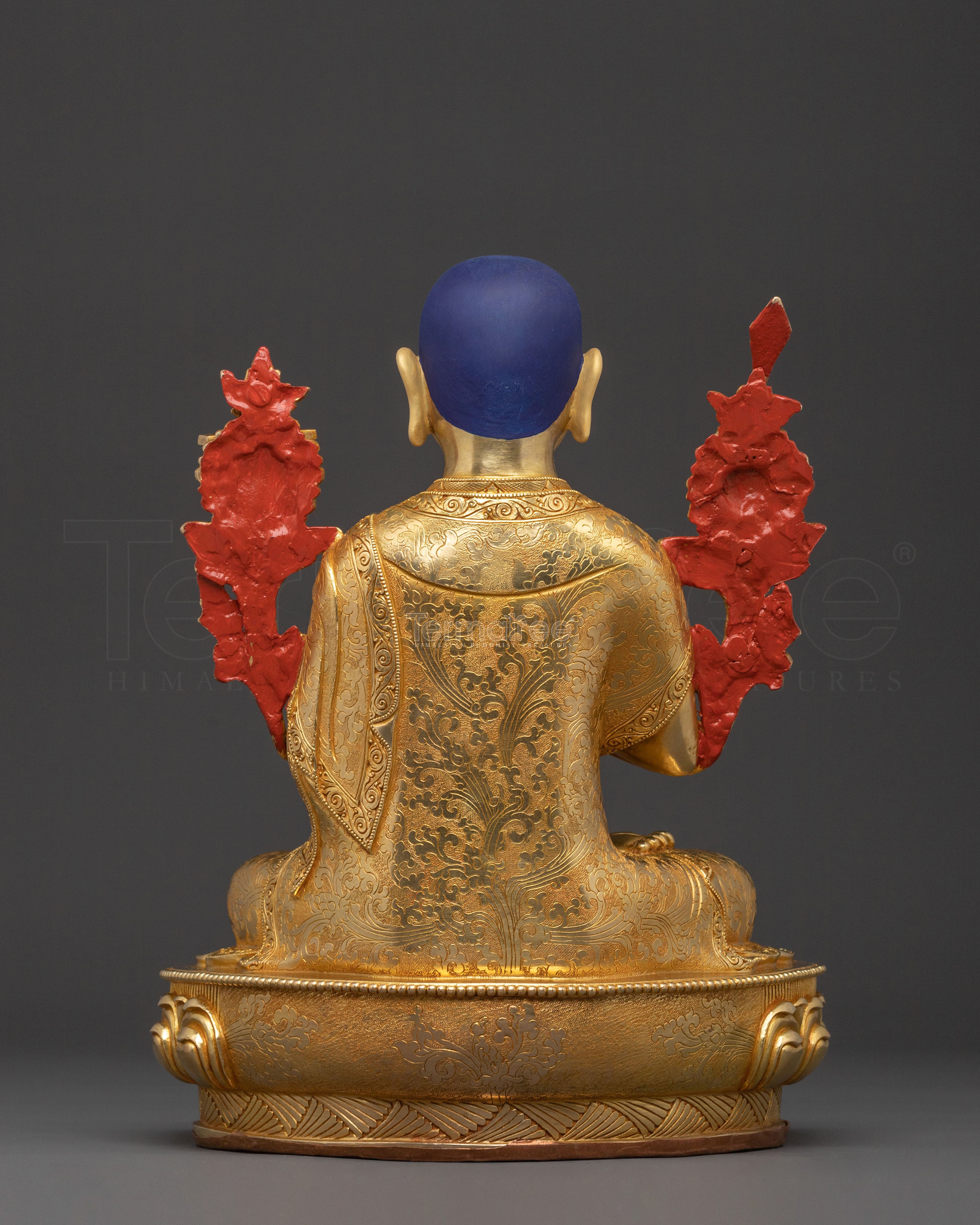 Tsongkhapa Himalayan Statue: Buddhist Altar Decor