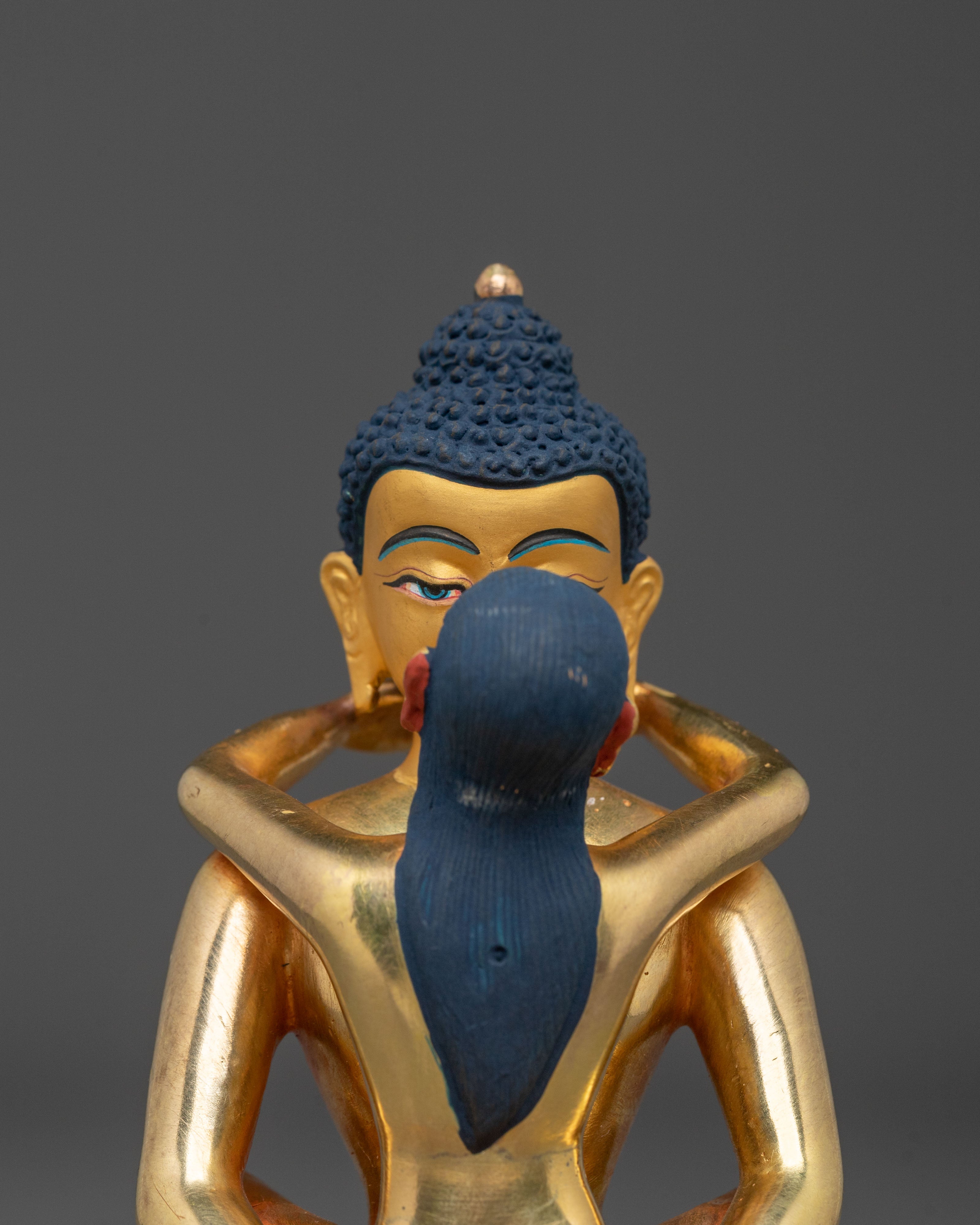 Samantabhadra with Consort Statue | Buddhist Decor
