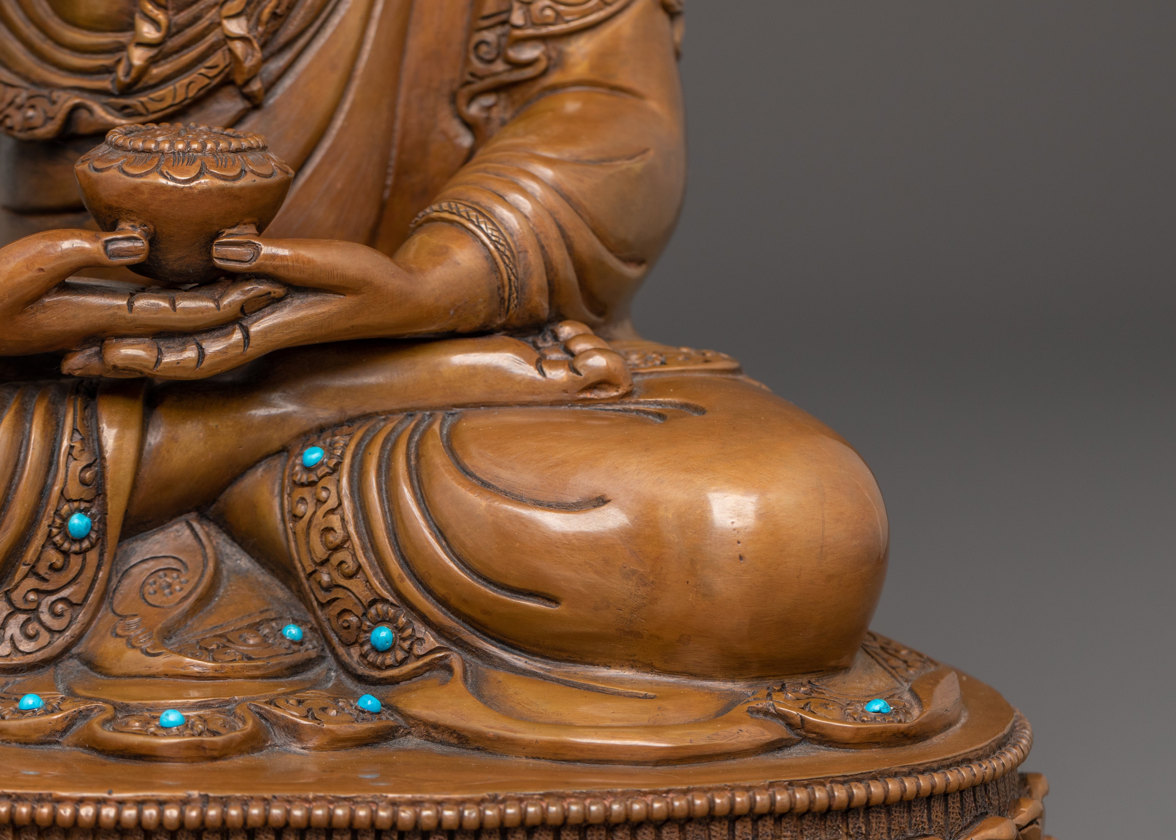Handmade Statue of Amitabha Buddha for Altar Decor