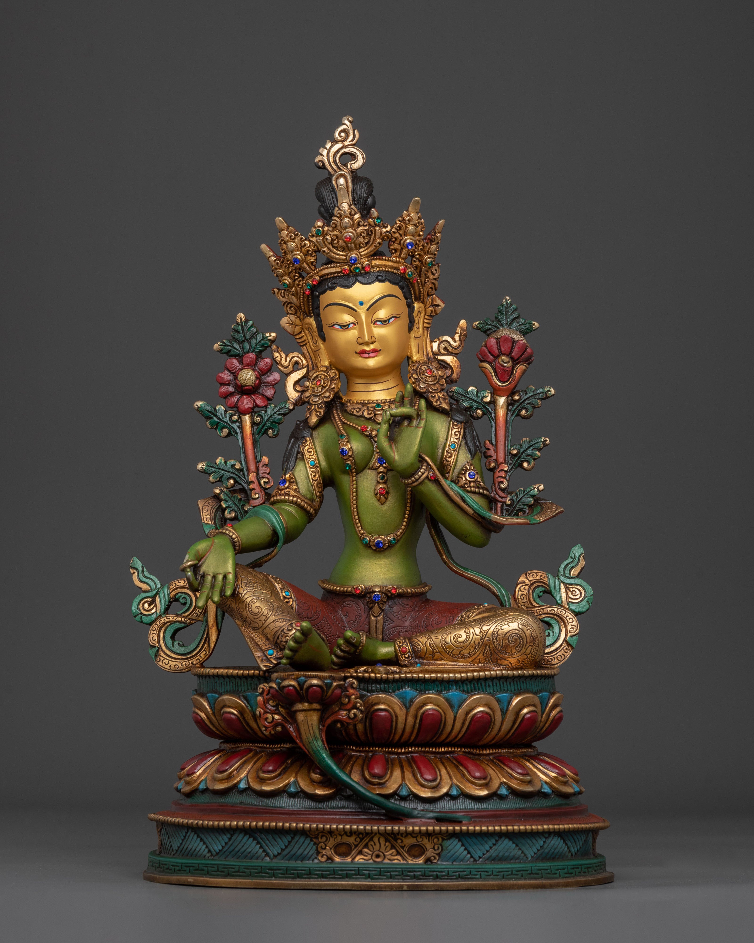 Green Tara Statue