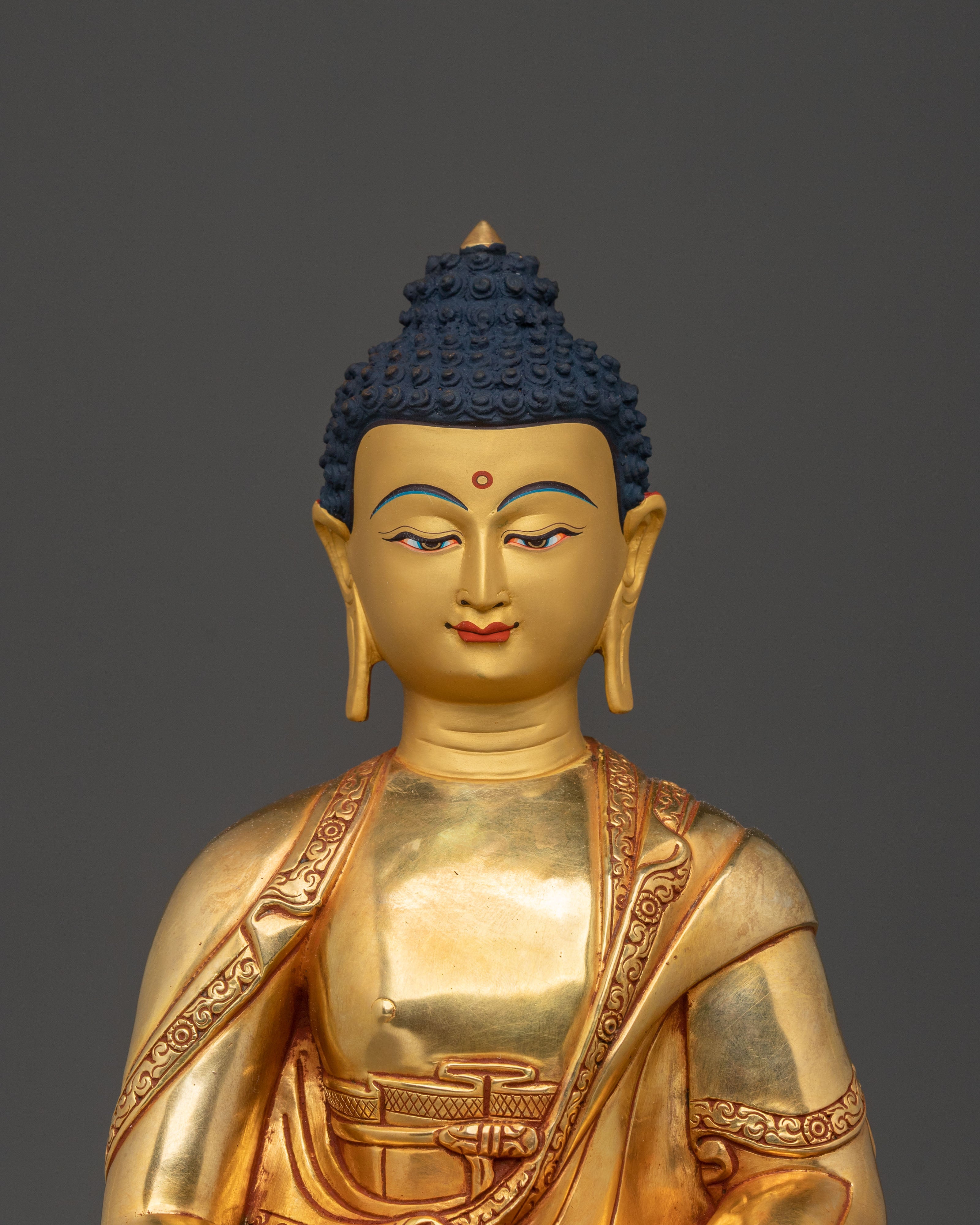 Hand Carved Amitabha Buddha Sacred Statue | Symbol of Infinite Light