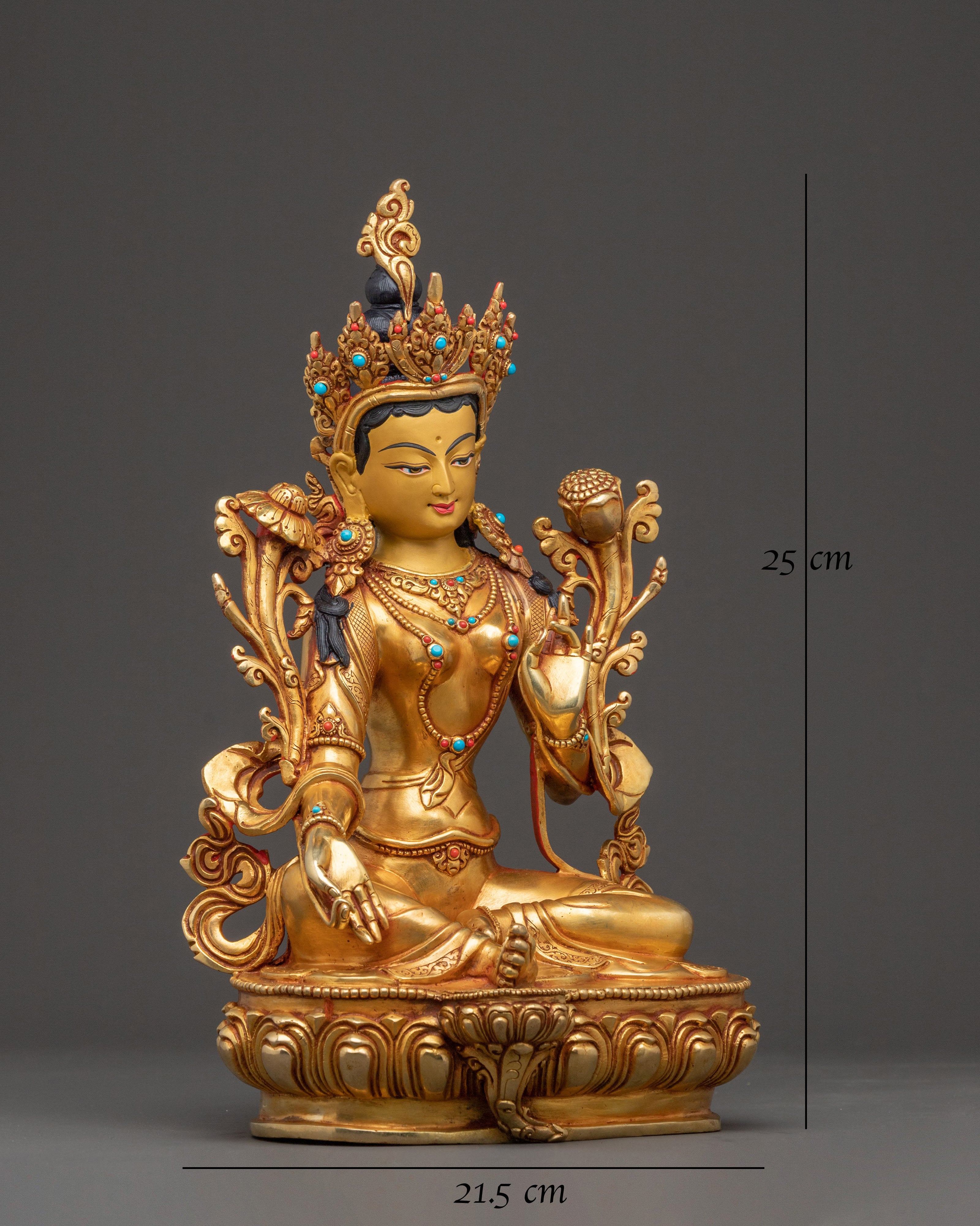 Green Tara Compassion Goddess Statue | Goddess of Compassion