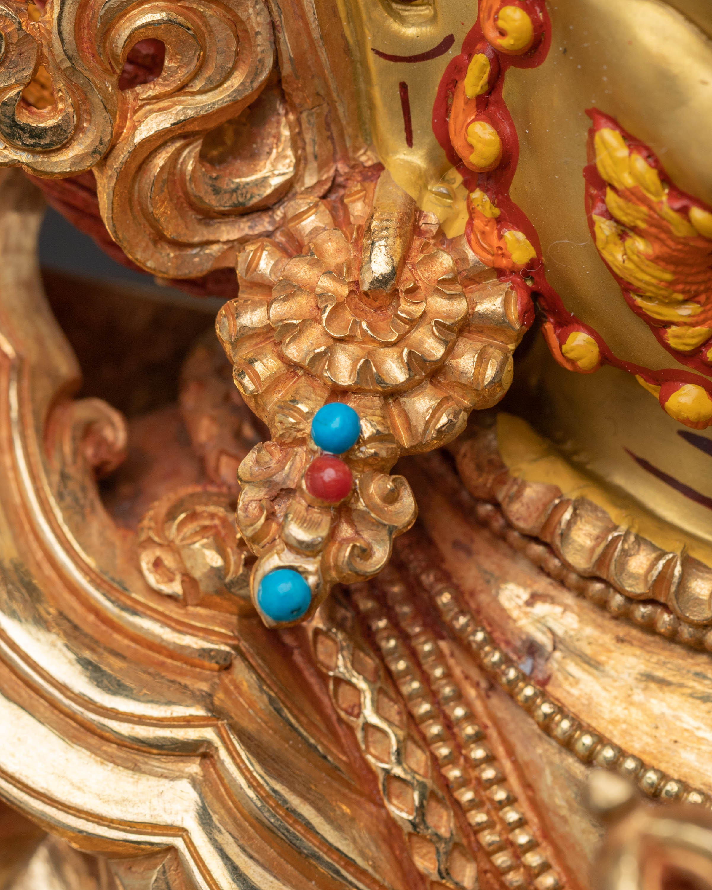 Six Armed Mahakala Guardian Statue | Protector Deity of Fearlessness