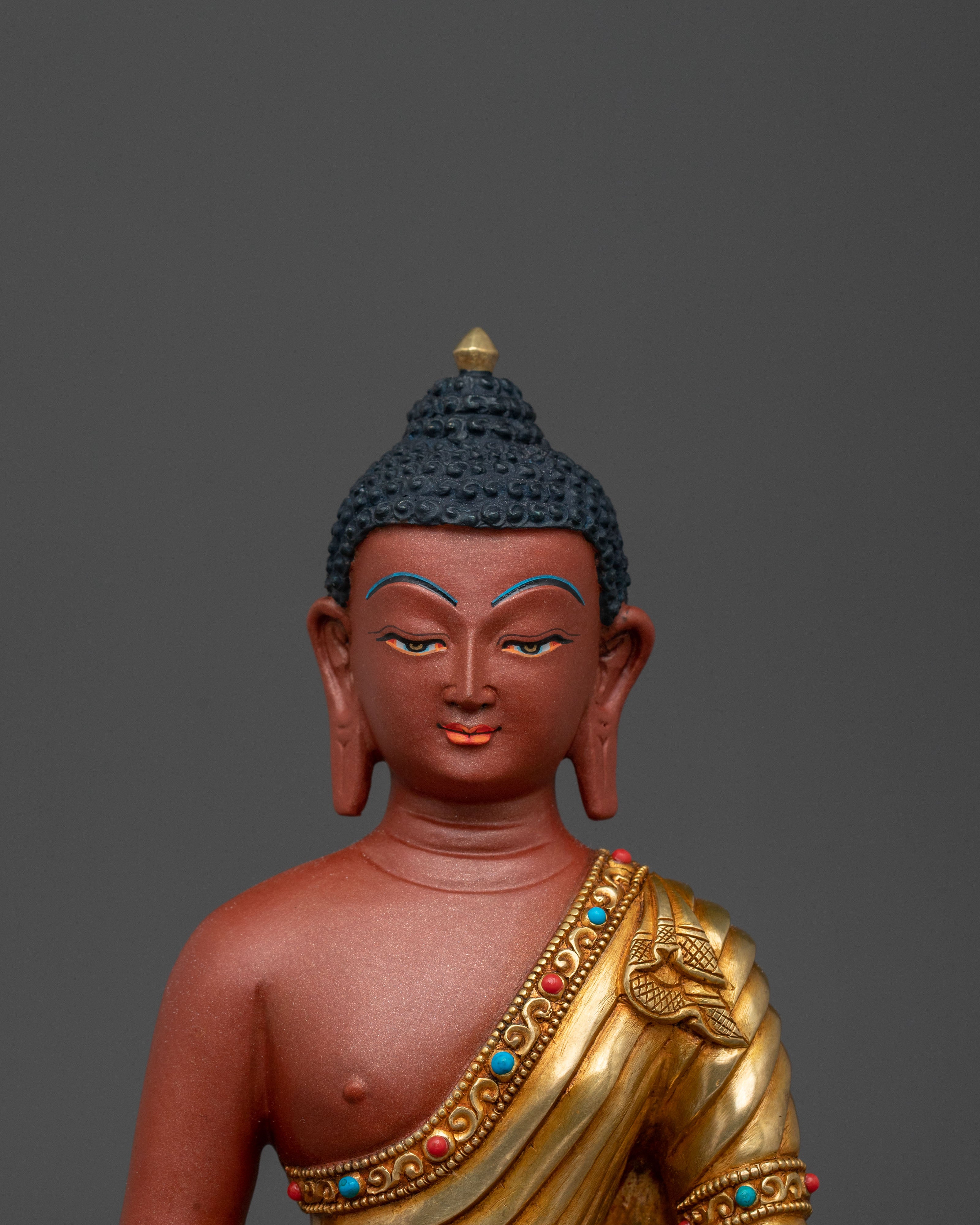 Three Buddhas Altar Statue Set | Sacred Tibetan Buddhist Trio Sculpture