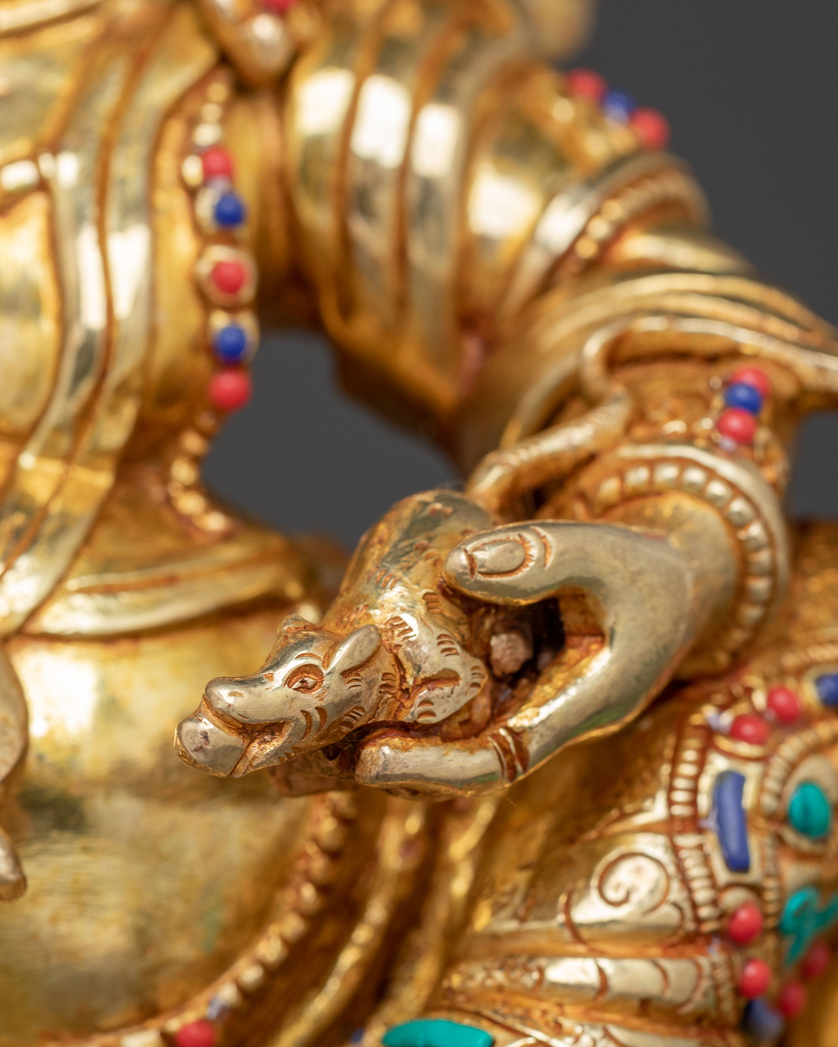 Namtoshe Prosperity Deity Statue | Copper Masterpiece