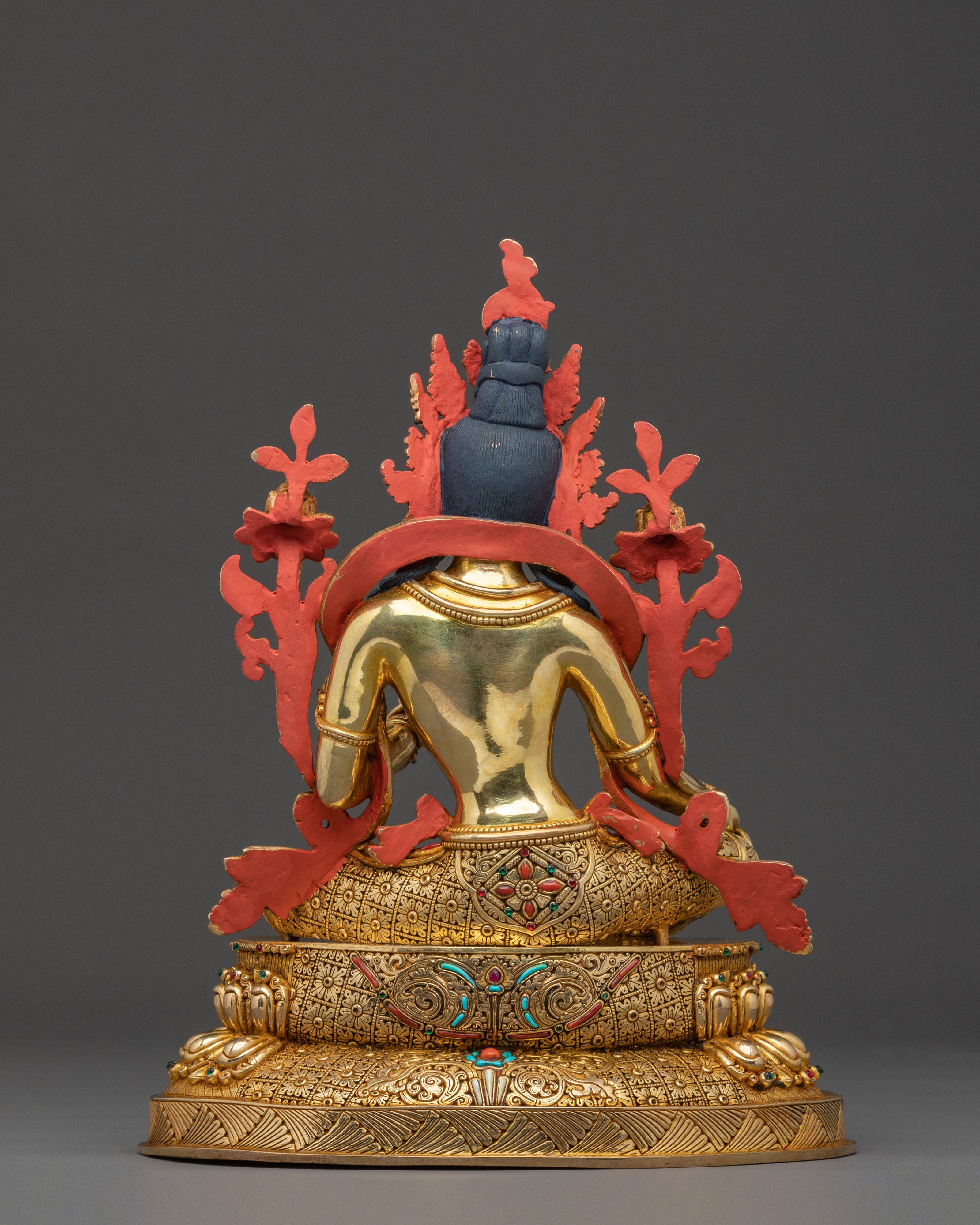 Green Tara Statue Liberator of Suffering | Hand-Gilded Elegance