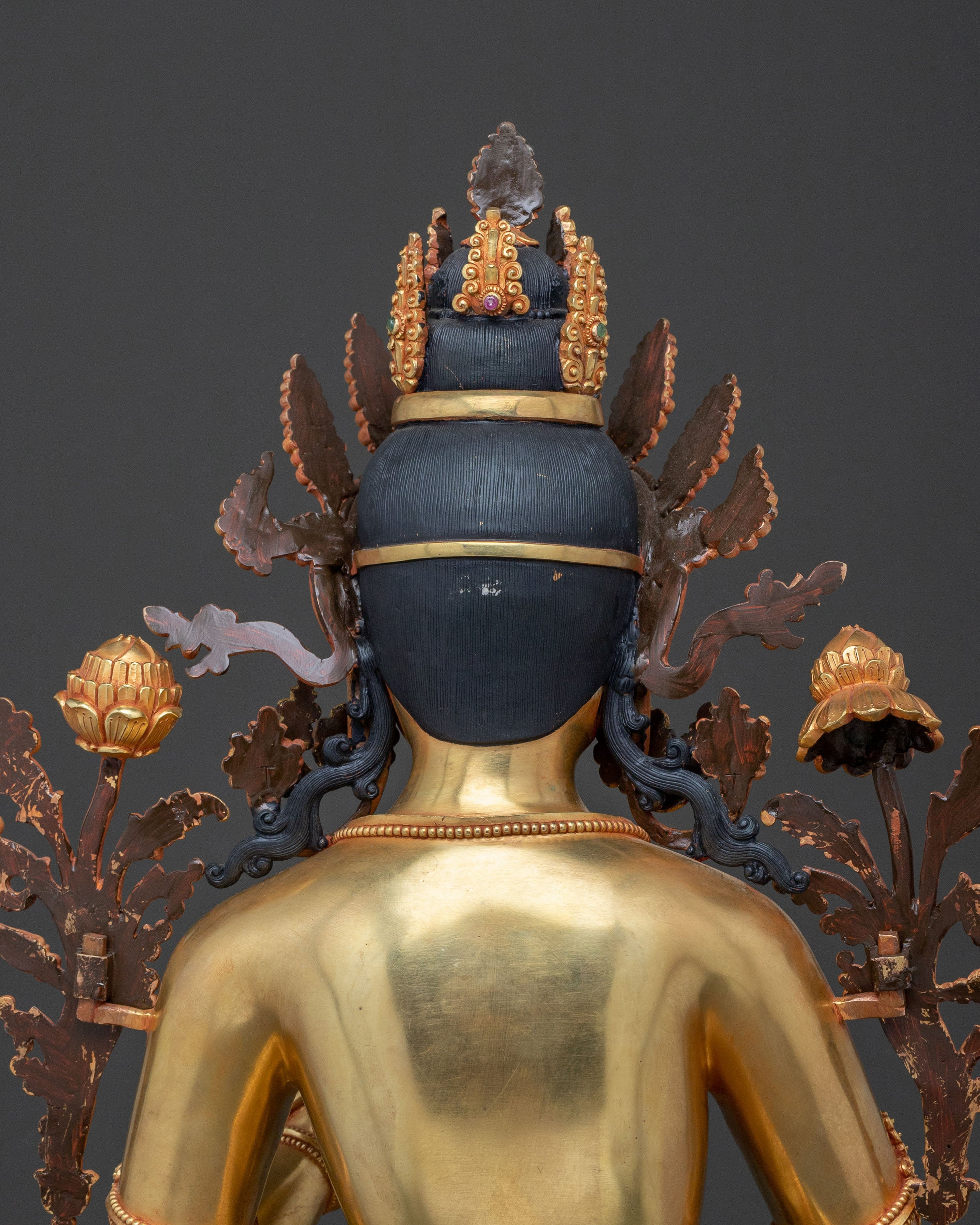Mother Green Tara Traditional Figure: Altar Decor