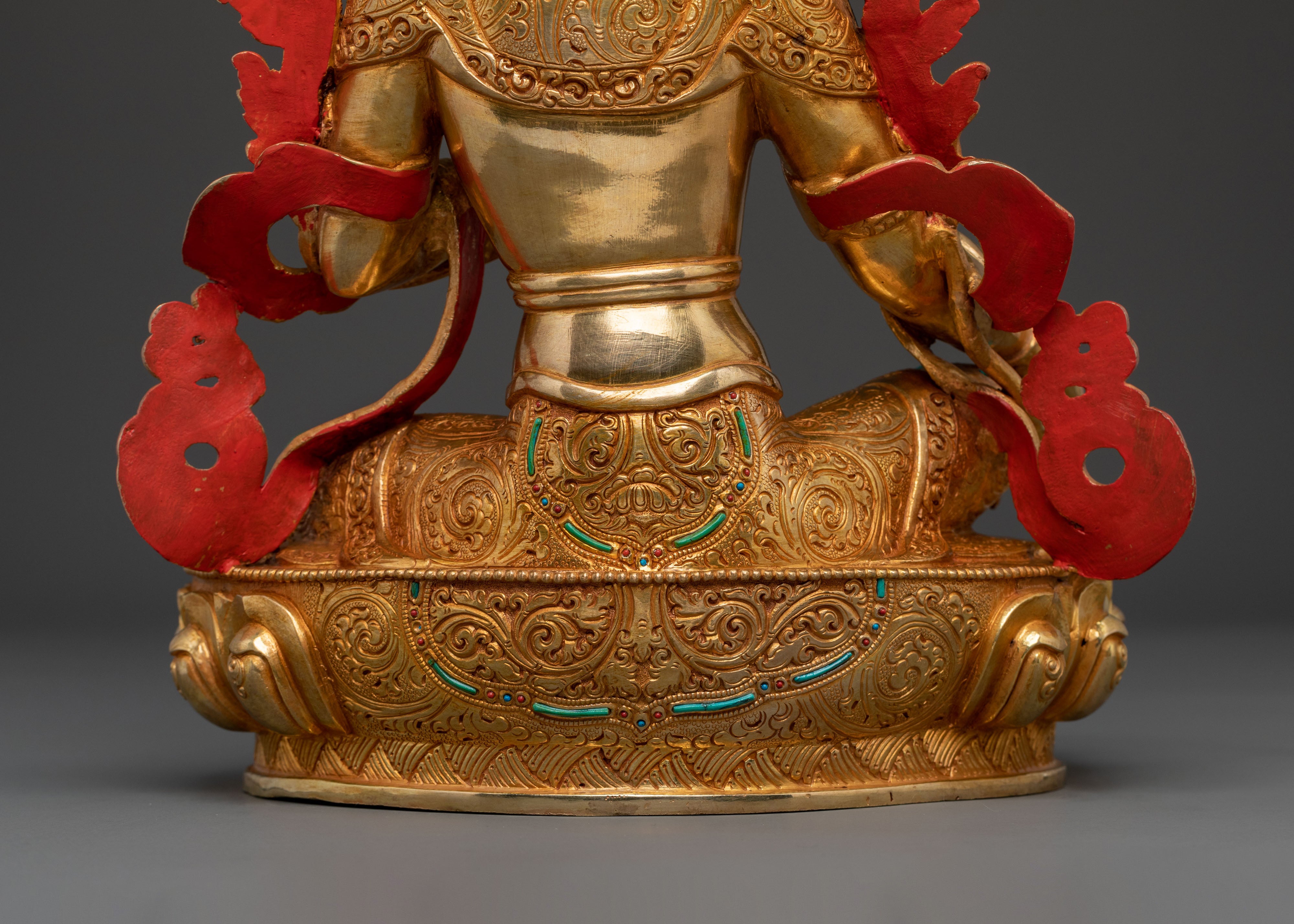 Green Tara Serene Buddhist Deity Statue | Symbol of Compassion