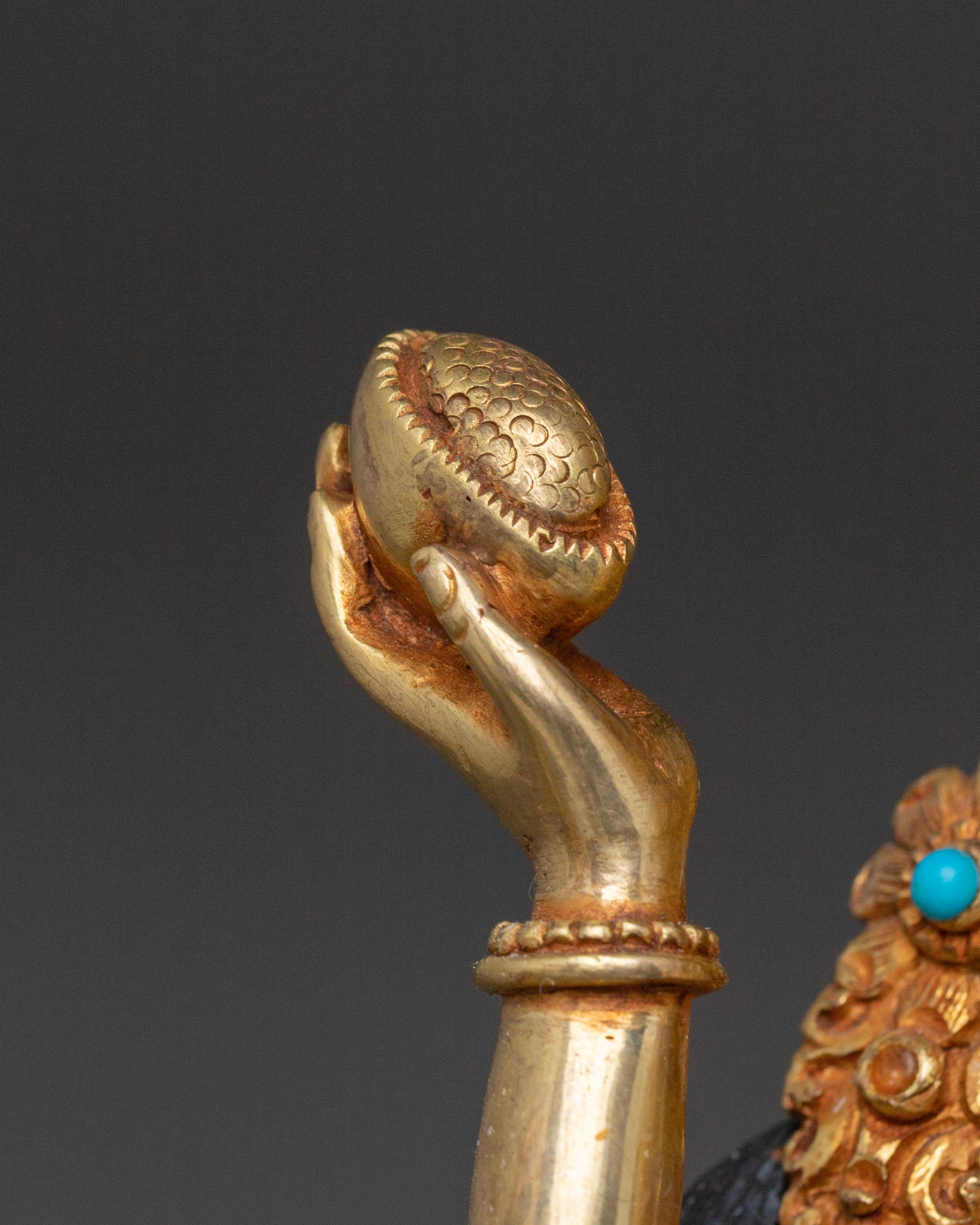 Padmasambhava Sacred Blessing Statue | 24K Gold Gilded