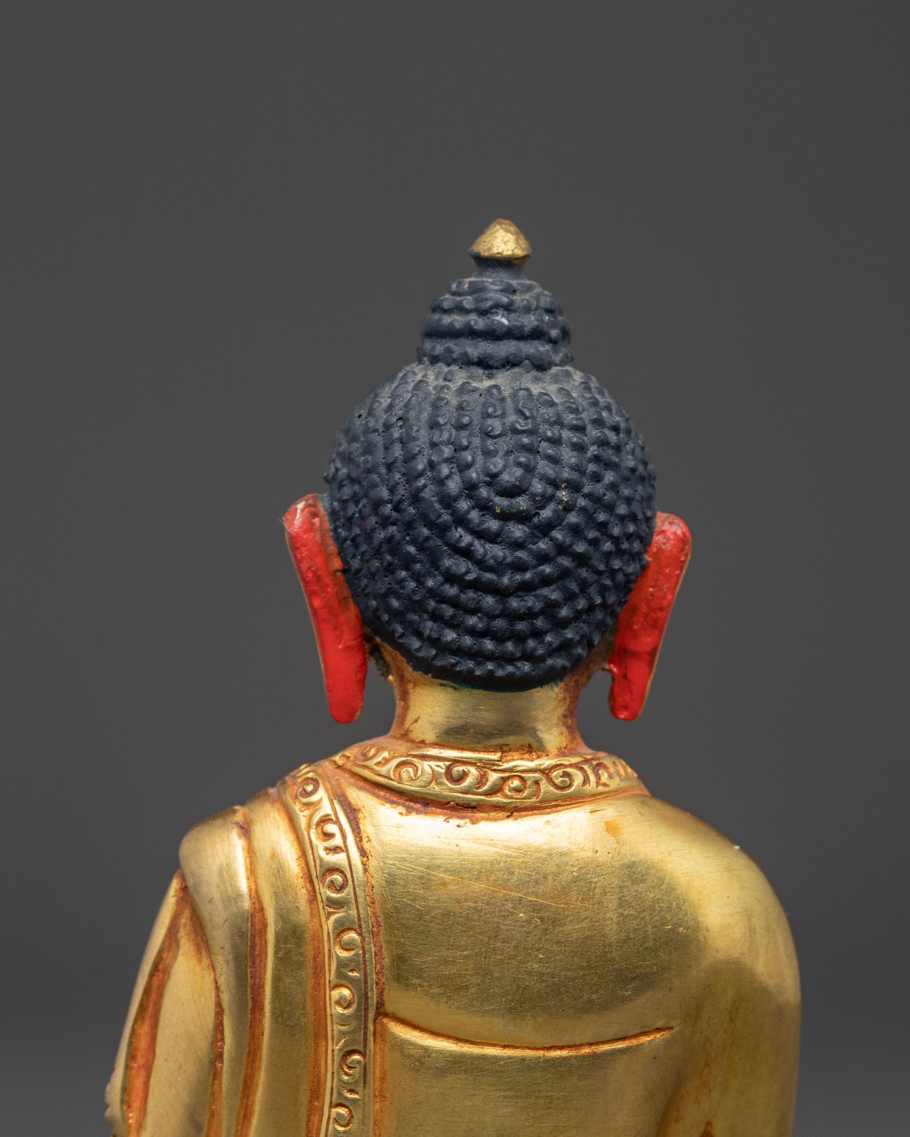 Amoghasiddhi Buddha Copper Statue | Nepalese Buddhist Art